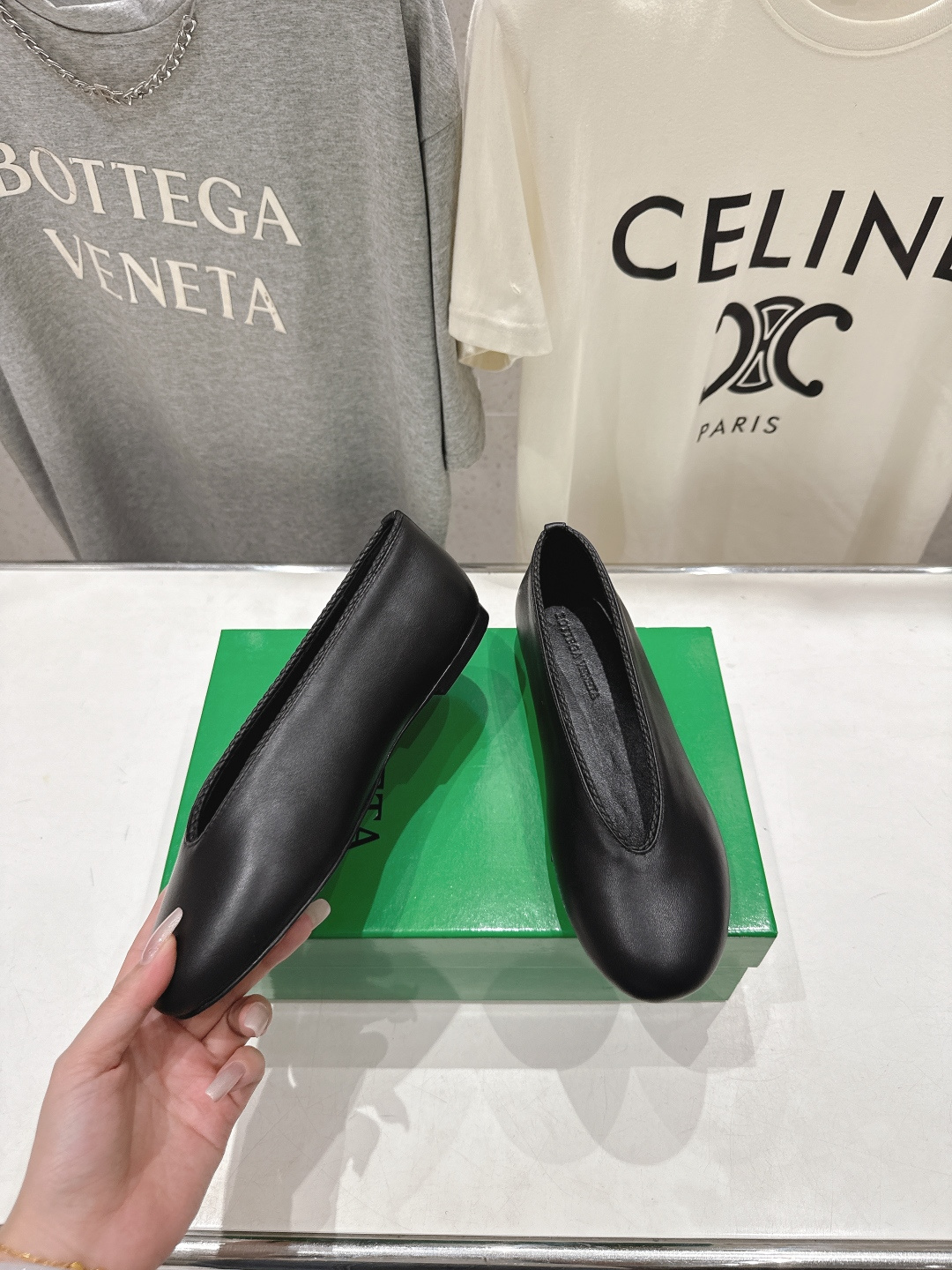 高版本出厂Bottega Veneta/BV F065 2026ss新款编织玛丽珍平底鞋乐福鞋 高定的配