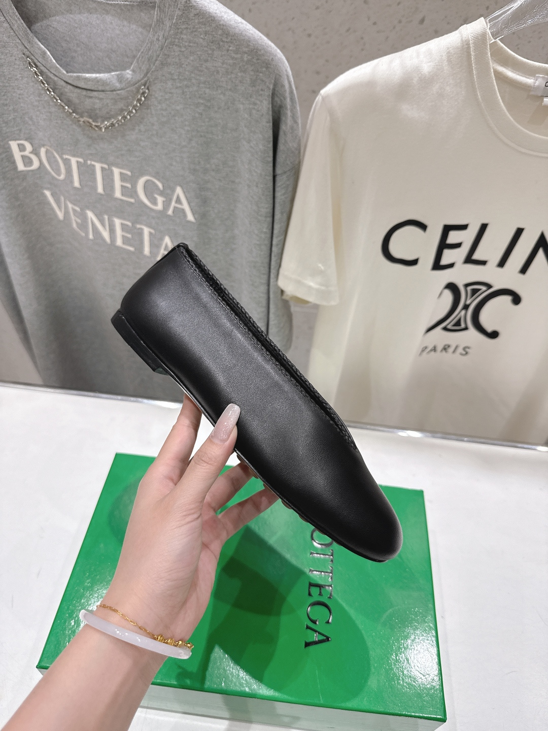 高版本出厂Bottega Veneta/BV F065 2026ss新款编织玛丽珍平底鞋乐福鞋 高定的配