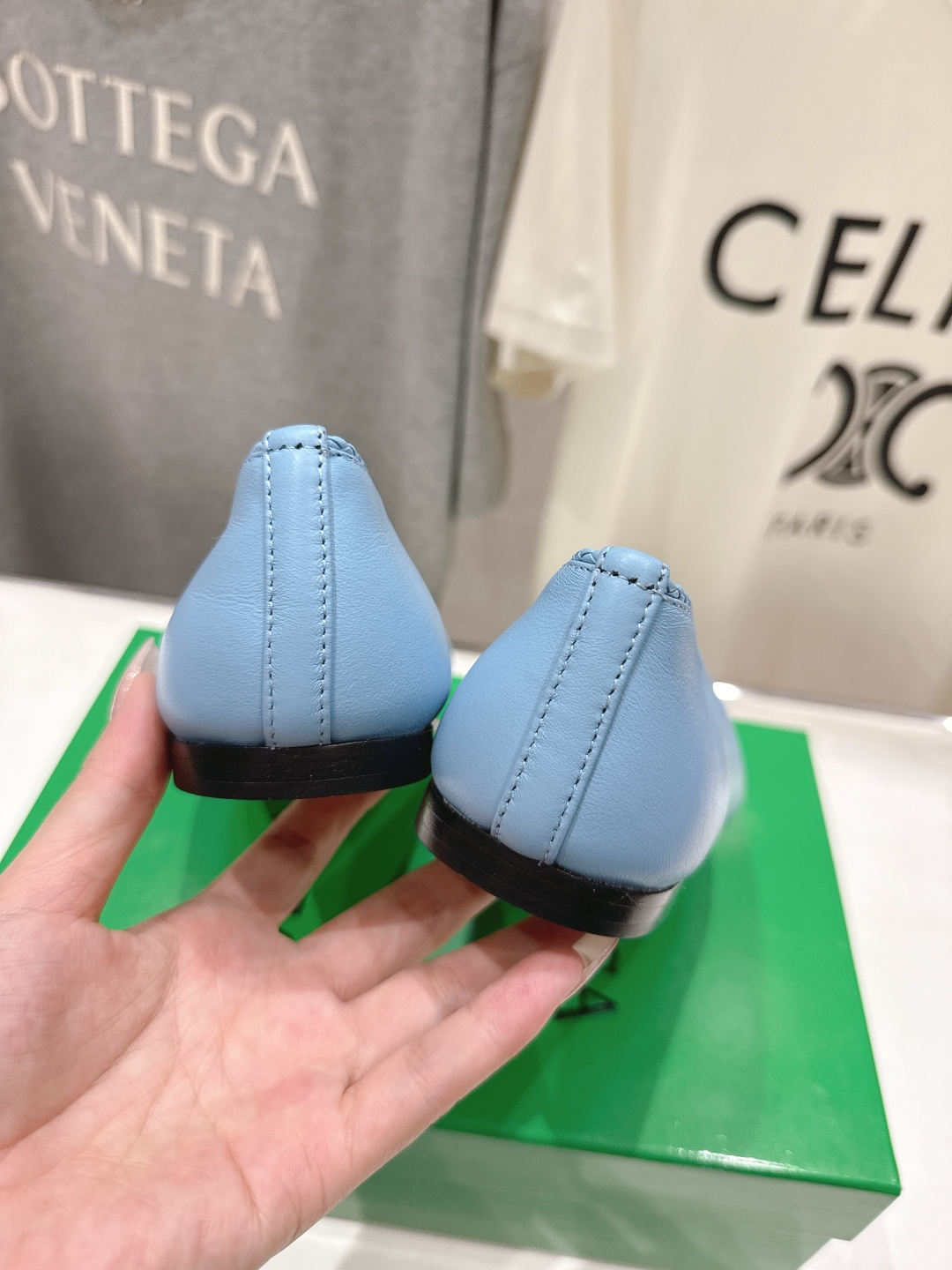 高版本出厂Bottega Veneta/BV F065 2026ss新款编织玛丽珍平底鞋乐福鞋 高定的配