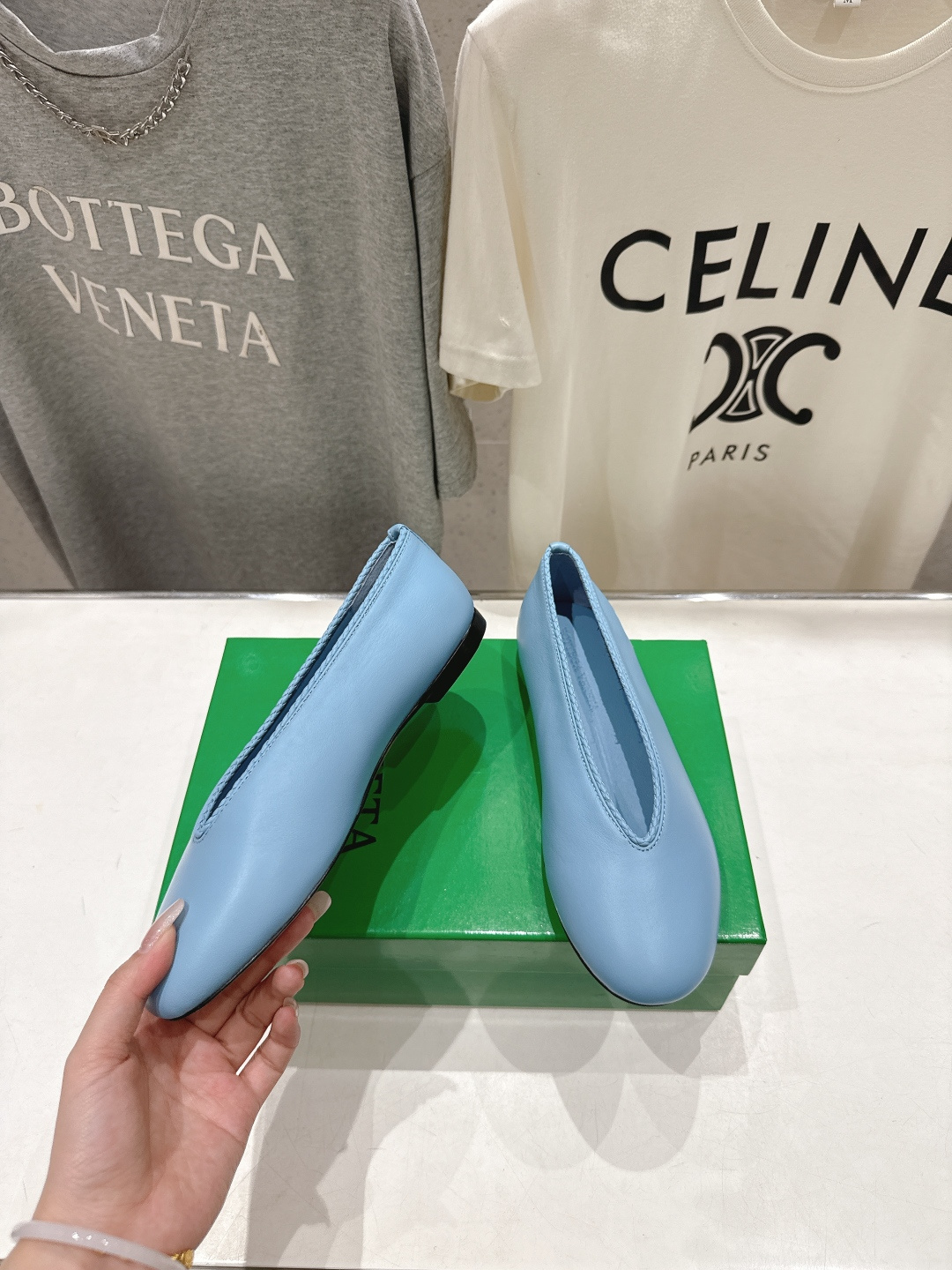 高版本出厂Bottega Veneta/BV F065 2026ss新款编织玛丽珍平底鞋乐福鞋 高定的配