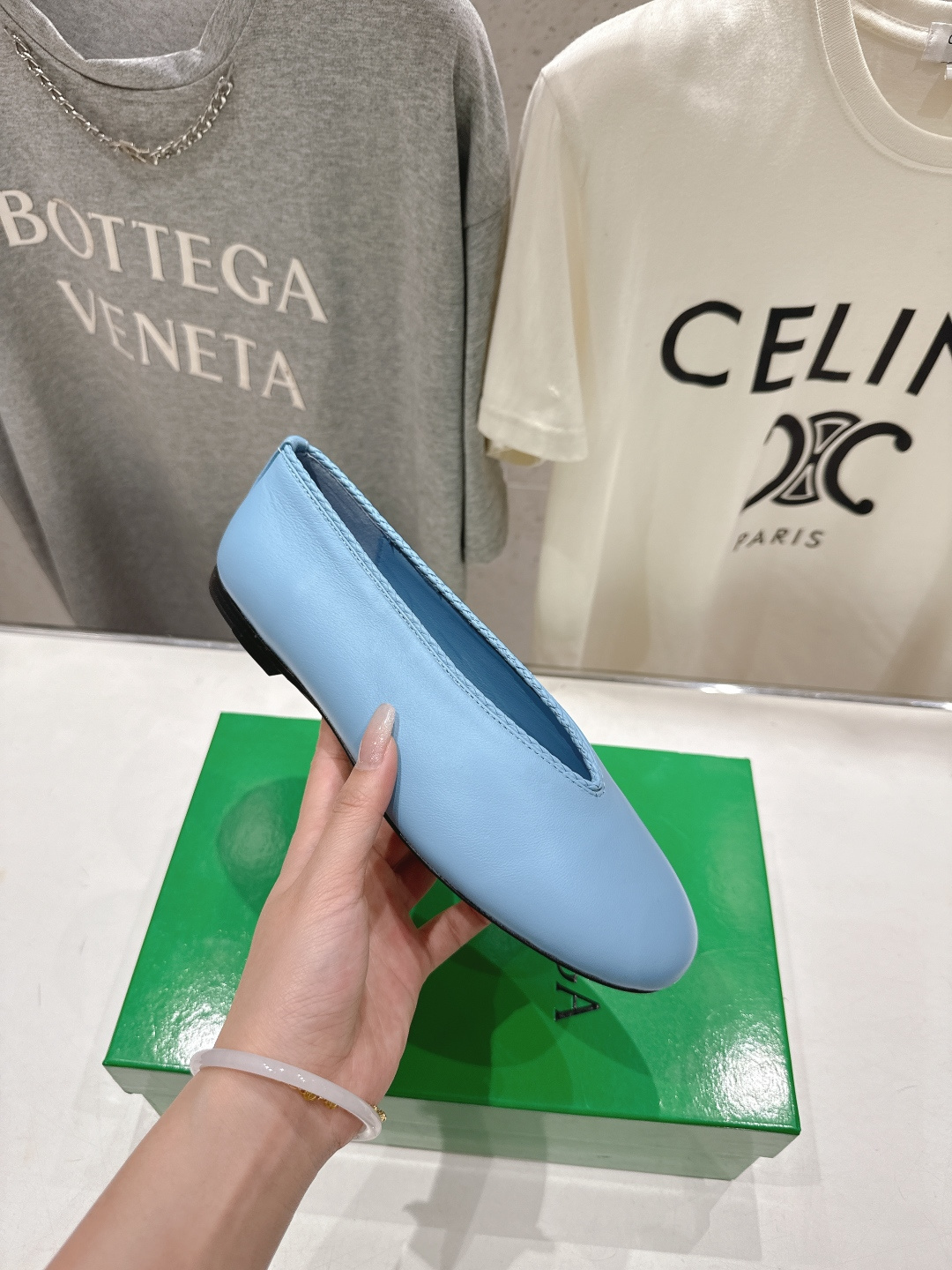 高版本出厂Bottega Veneta/BV F065 2026ss新款编织玛丽珍平底鞋乐福鞋 高定的配