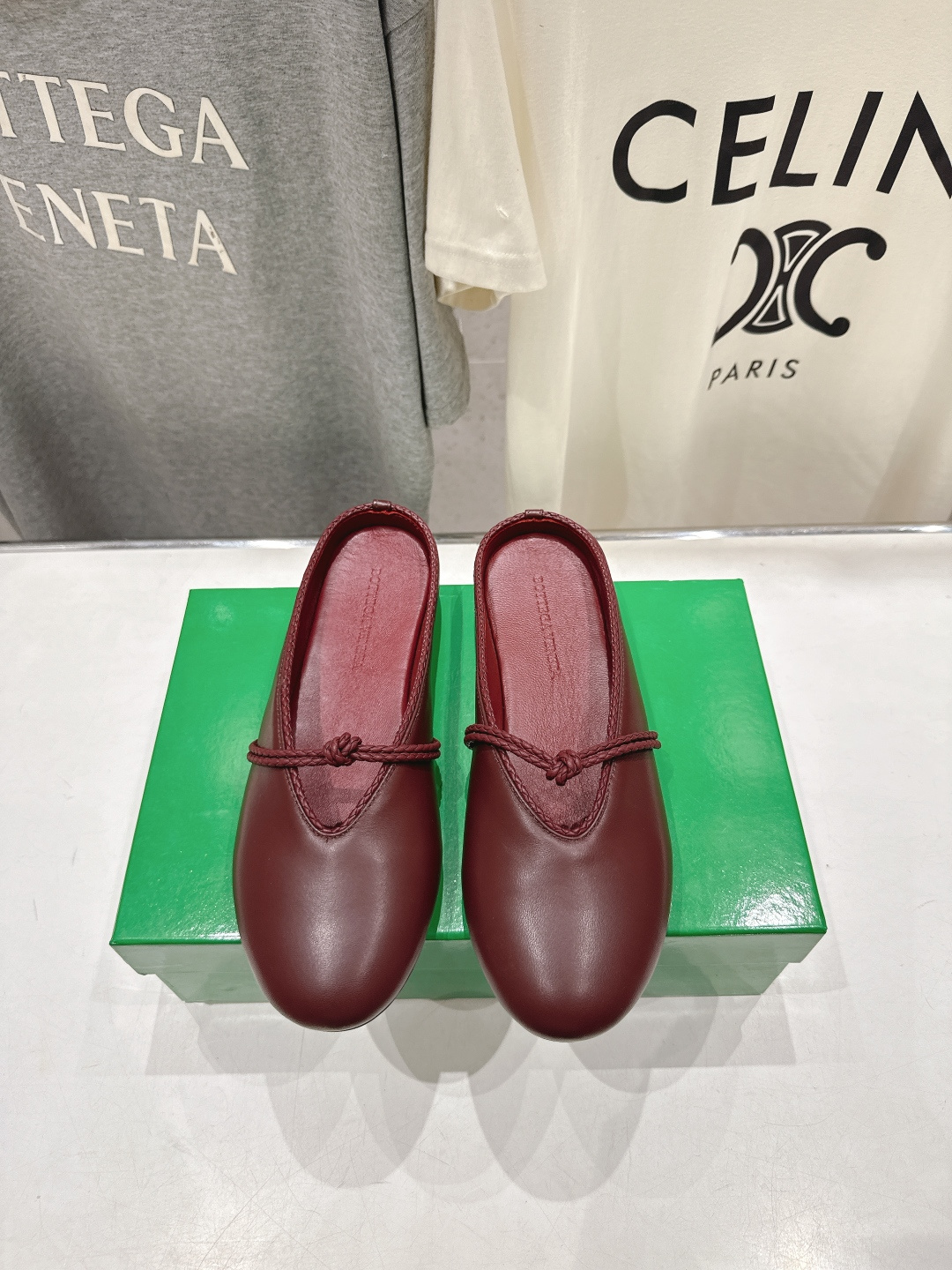 高版本出厂Bottega Veneta/BV F065 2026ss新款结绳玛丽珍半包拖鞋乐福鞋 高定的