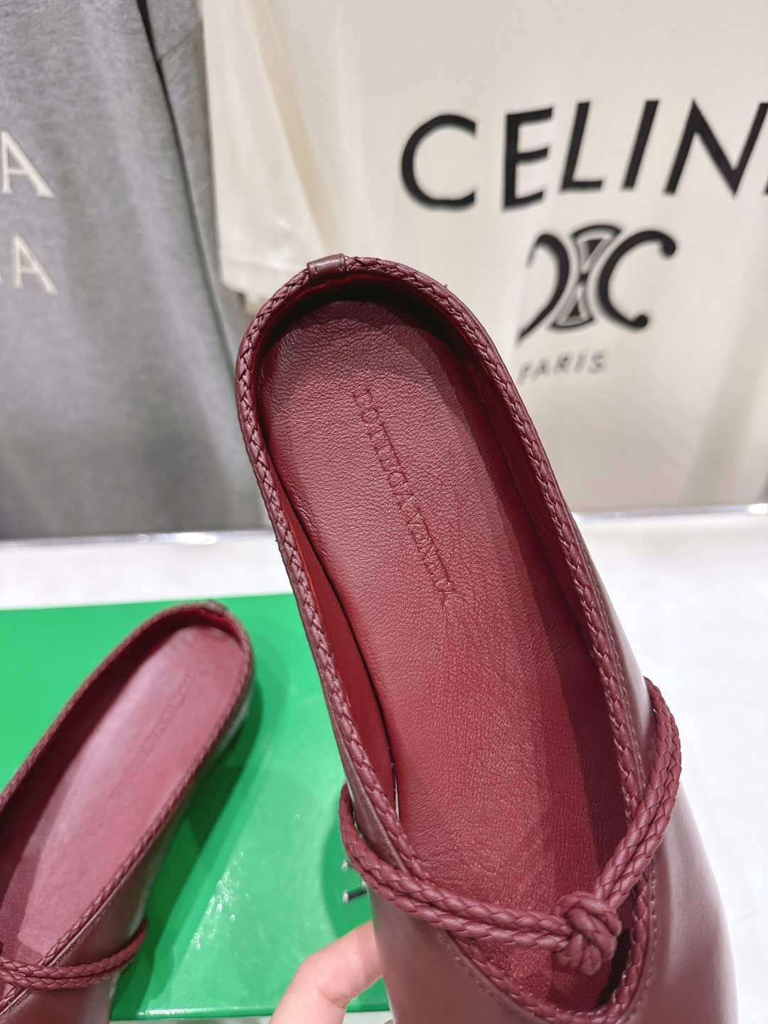 高版本出厂Bottega Veneta/BV F065 2026ss新款结绳玛丽珍半包拖鞋乐福鞋 高定的