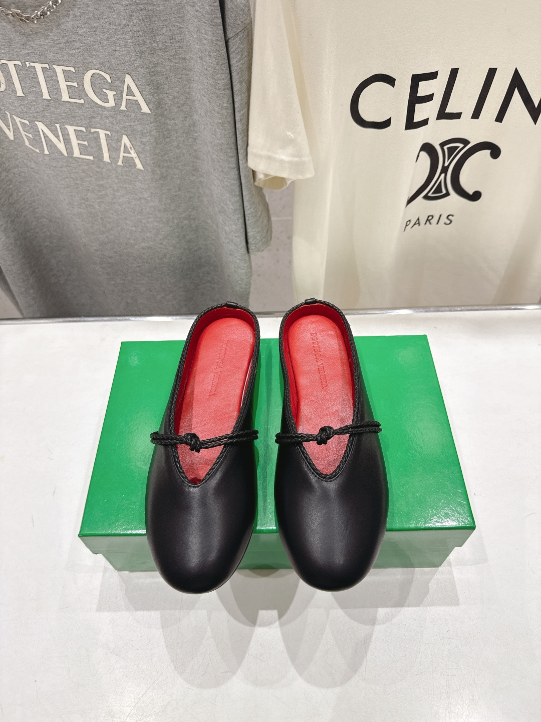高版本出厂Bottega Veneta/BV F065 2026ss新款结绳玛丽珍半包拖鞋乐福鞋 高定的