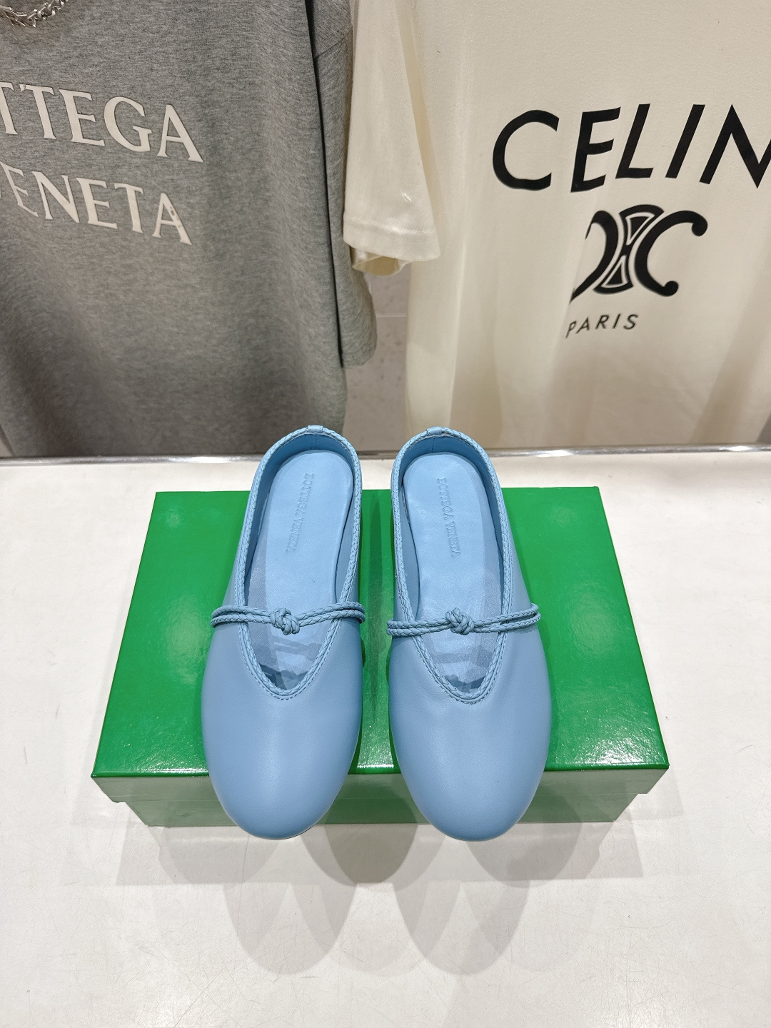 高版本出厂Bottega Veneta/BV F065 2026ss新款结绳玛丽珍半包拖鞋乐福鞋 高定的