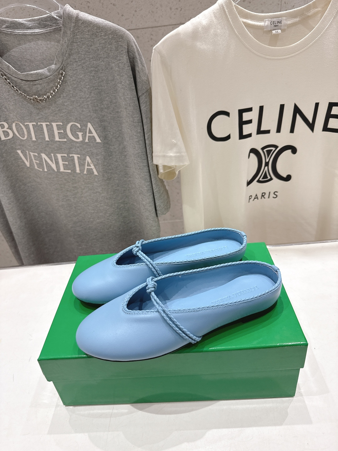 高版本出厂Bottega Veneta/BV F065 2026ss新款结绳玛丽珍半包拖鞋乐福鞋 高定的