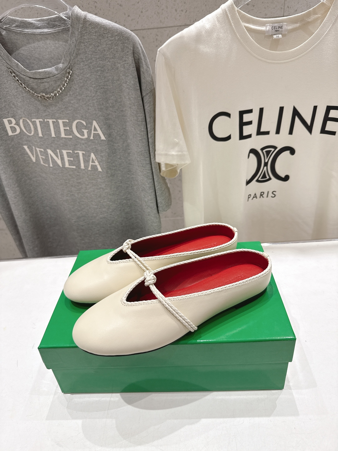 高版本出厂Bottega Veneta/BV F065 2026ss新款结绳玛丽珍半包拖鞋乐福鞋 高定的