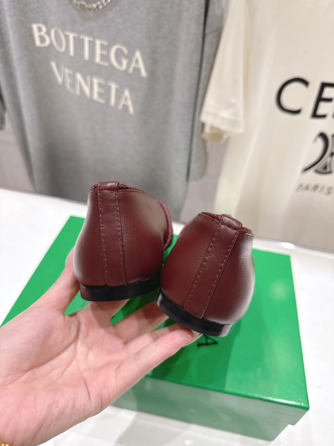 高版本出厂Bottega Veneta/BV F065 2026ss新款结绳玛丽珍平底鞋乐福鞋 高定的配