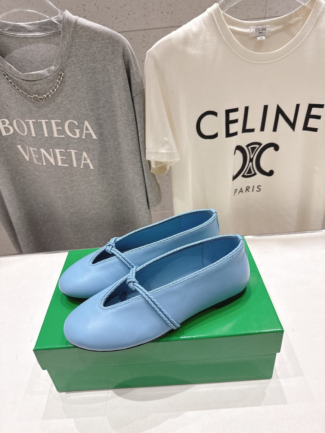 高版本出厂Bottega Veneta/BV F065 2026ss新款结绳玛丽珍平底鞋乐福鞋 高定的配