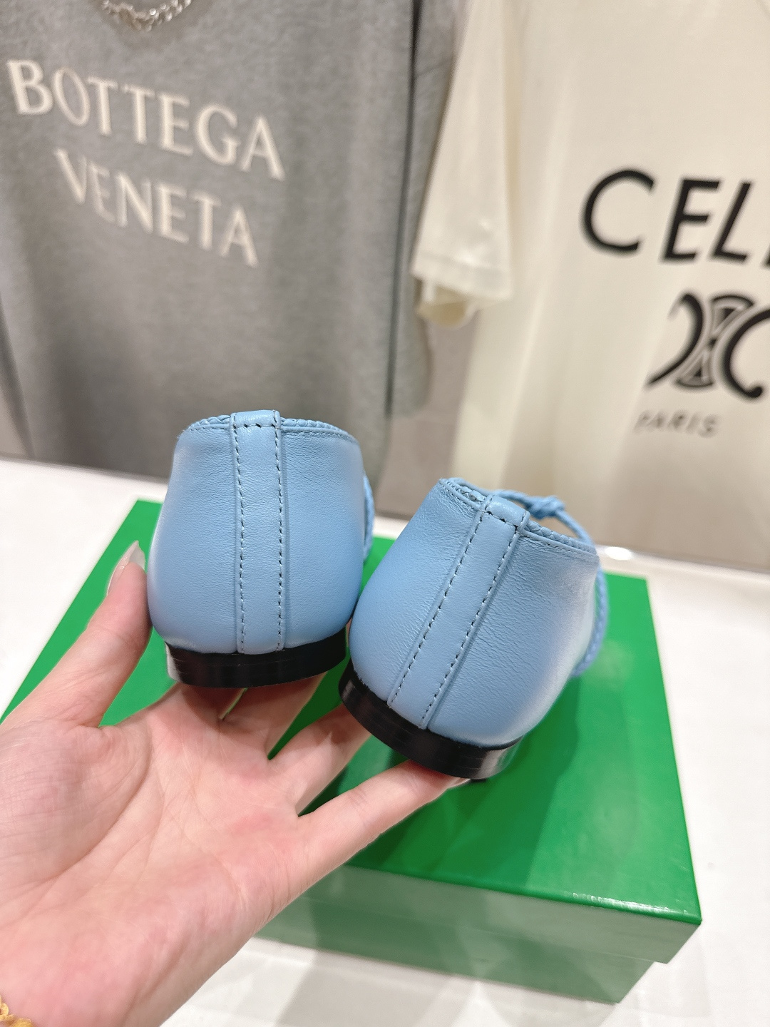 高版本出厂Bottega Veneta/BV F065 2026ss新款结绳玛丽珍平底鞋乐福鞋 高定的配