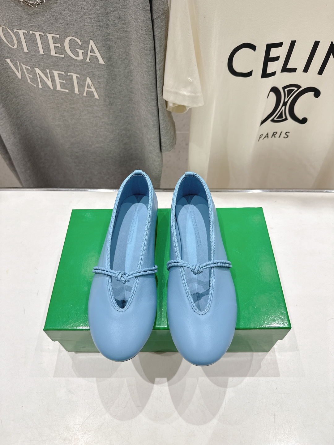高版本出厂Bottega Veneta/BV F065 2026ss新款结绳玛丽珍平底鞋乐福鞋 高定的配