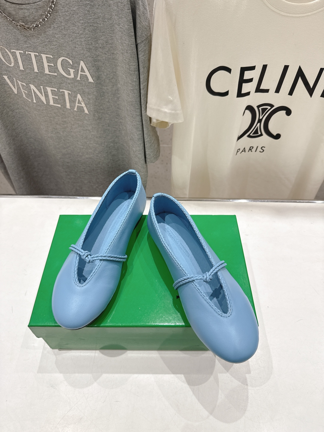 高版本出厂Bottega Veneta/BV F065 2026ss新款结绳玛丽珍平底鞋乐福鞋 高定的配