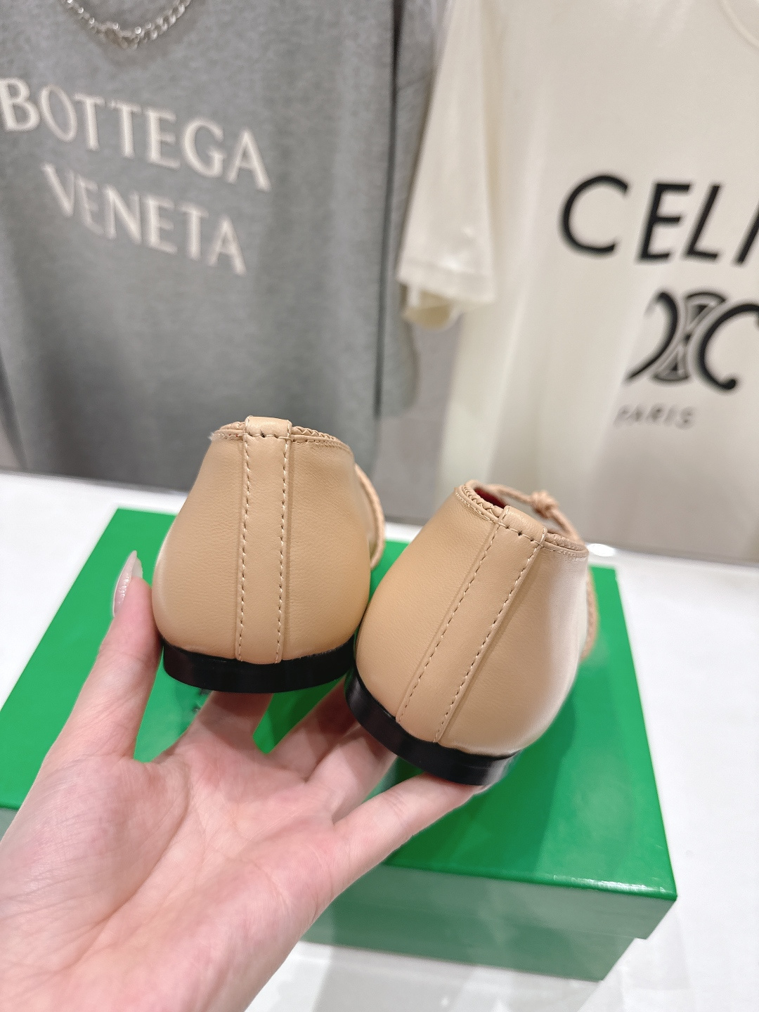 高版本出厂Bottega Veneta/BV F065 2026ss新款结绳玛丽珍平底鞋乐福鞋 高定的配