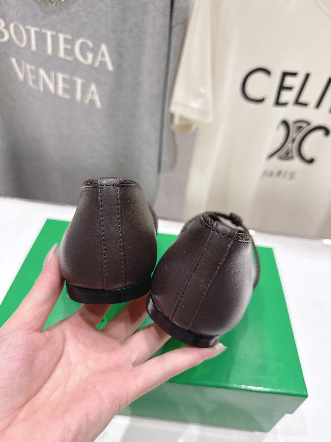 高版本出厂Bottega Veneta/BV F065 2026ss新款结绳玛丽珍平底鞋乐福鞋 高定的配