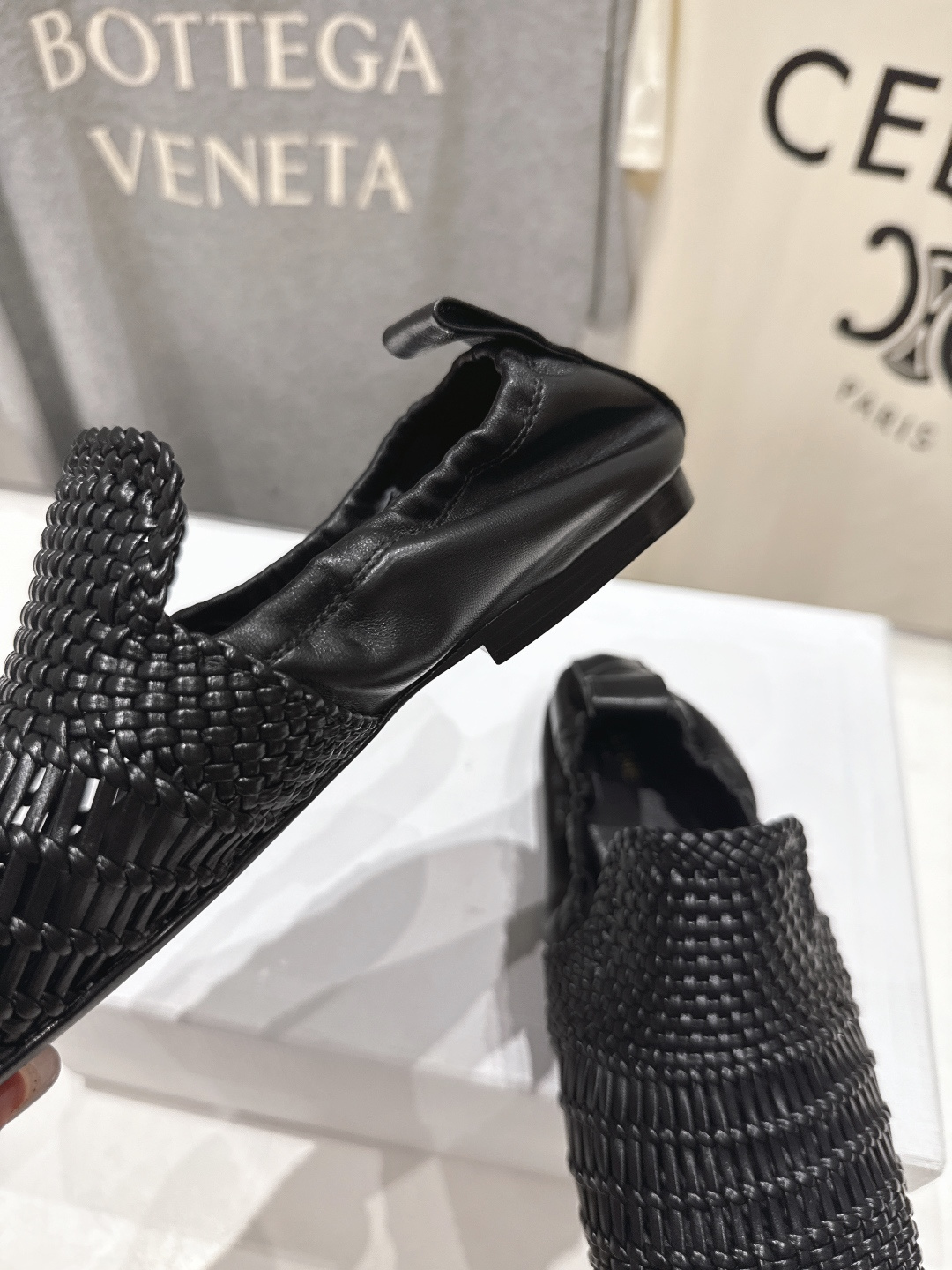 高版本出厂 CELINE*赛琳F035 2026ss新款玛丽珍复古风编织休闲乐福鞋平底鞋网红爆款来袭！各