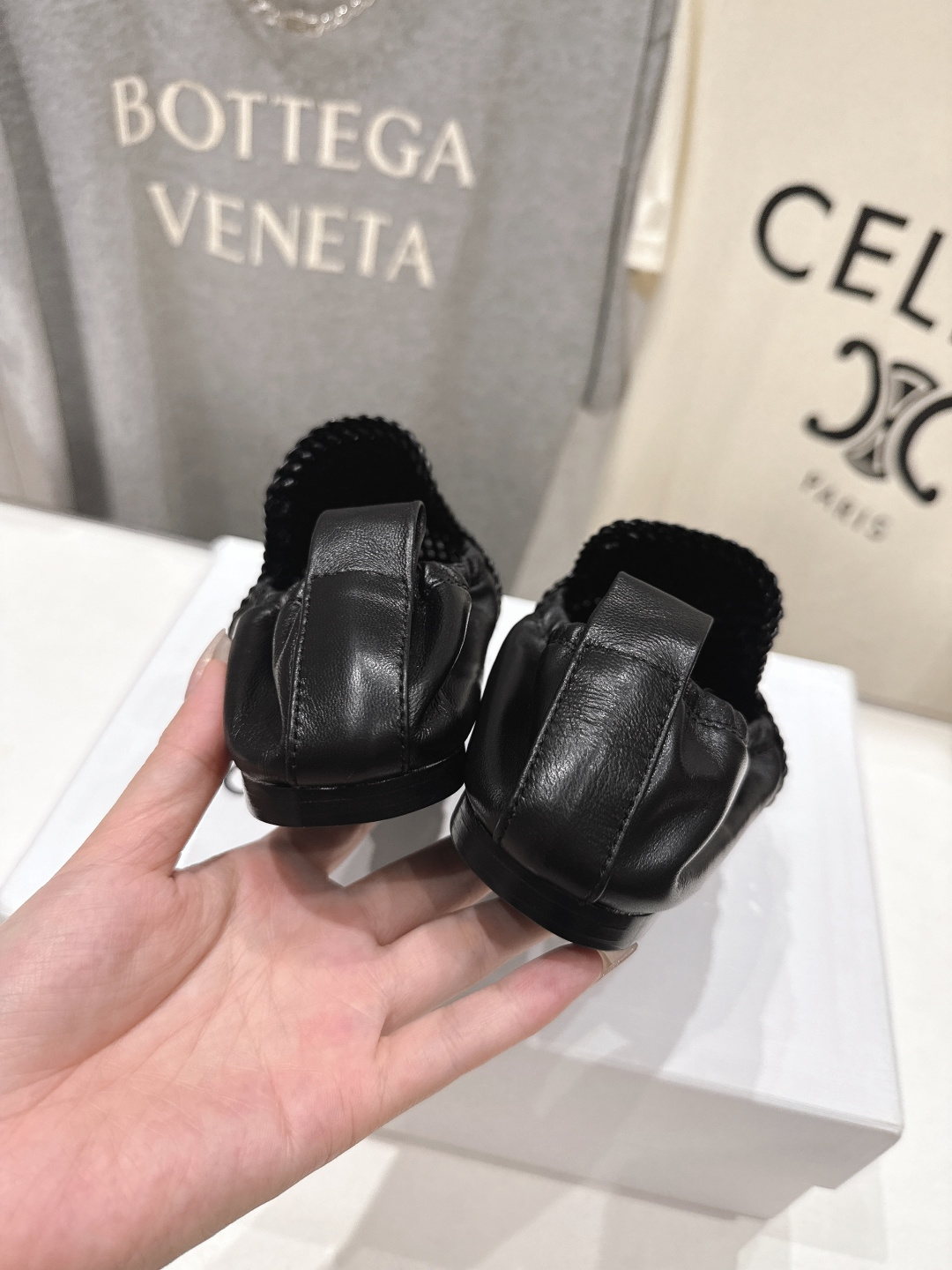 高版本出厂 CELINE*赛琳F035 2026ss新款玛丽珍复古风编织休闲乐福鞋平底鞋网红爆款来袭！各