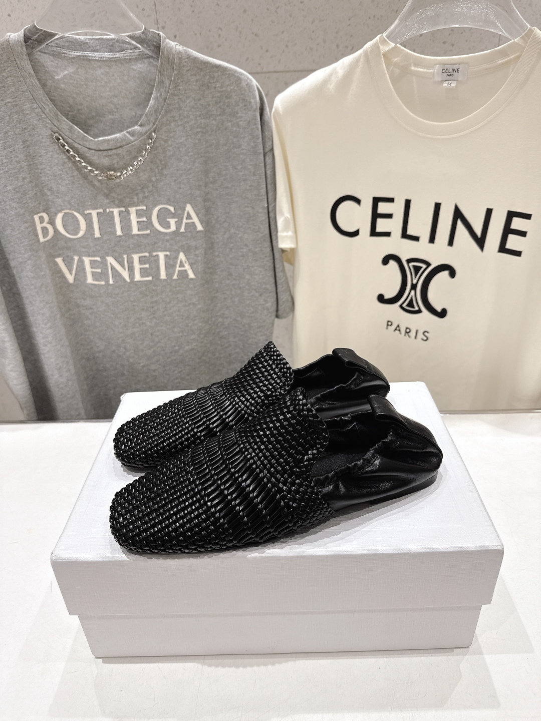 高版本出厂 CELINE*赛琳F035 2026ss新款玛丽珍复古风编织休闲乐福鞋平底鞋网红爆款来袭！各