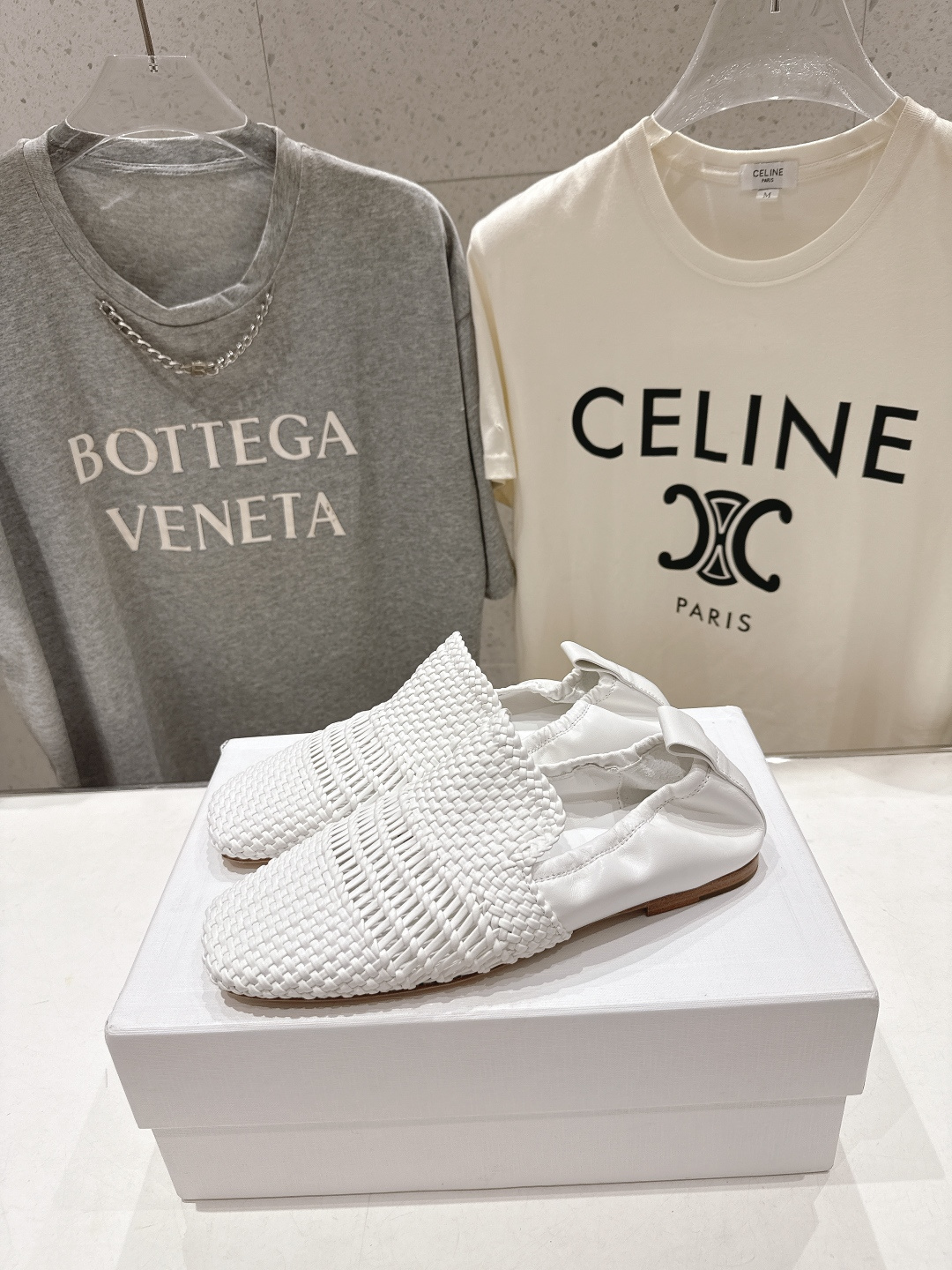 高版本出厂 CELINE*赛琳F035 2026ss新款玛丽珍复古风编织休闲乐福鞋平底鞋网红爆款来袭！各