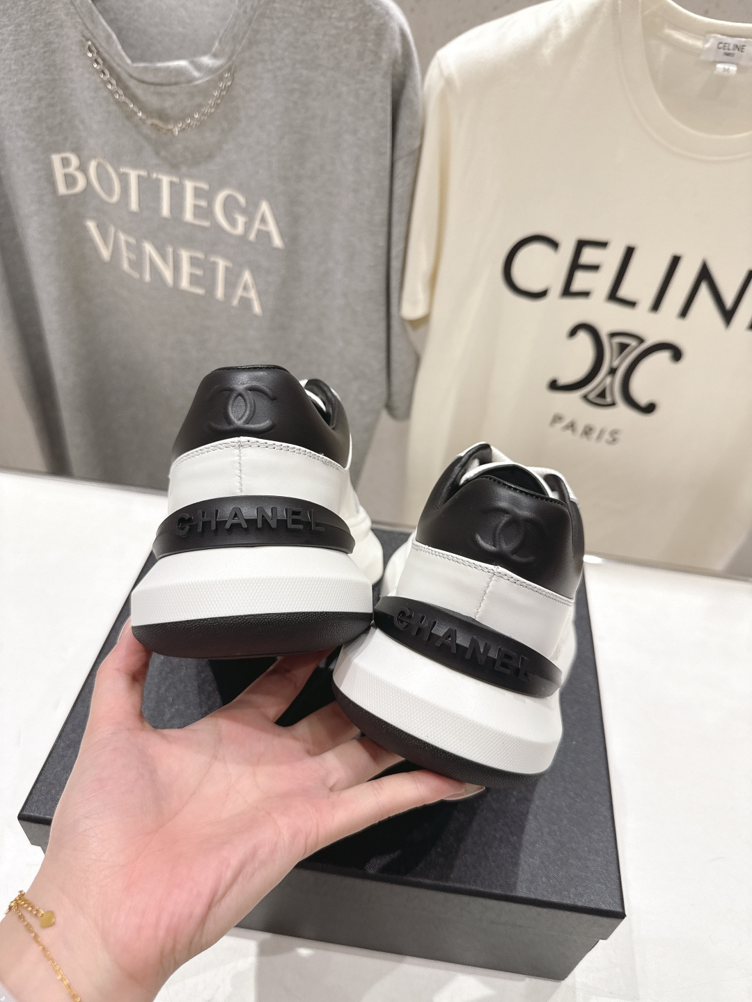 高版本出厂 Chanel* 香奈儿～小香2026ss 最新饼干鞋目前超级流行的厚底饼干鞋，熊猫鞋休闲鞋网