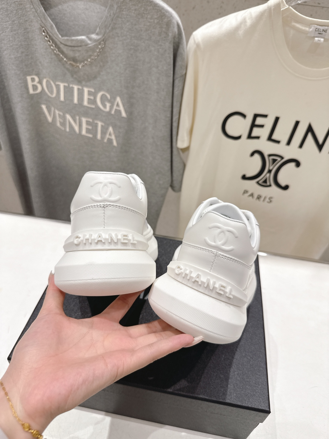 高版本出厂 Chanel* 香奈儿～小香2026ss 最新饼干鞋目前超级流行的厚底饼干鞋，熊猫鞋休闲鞋网