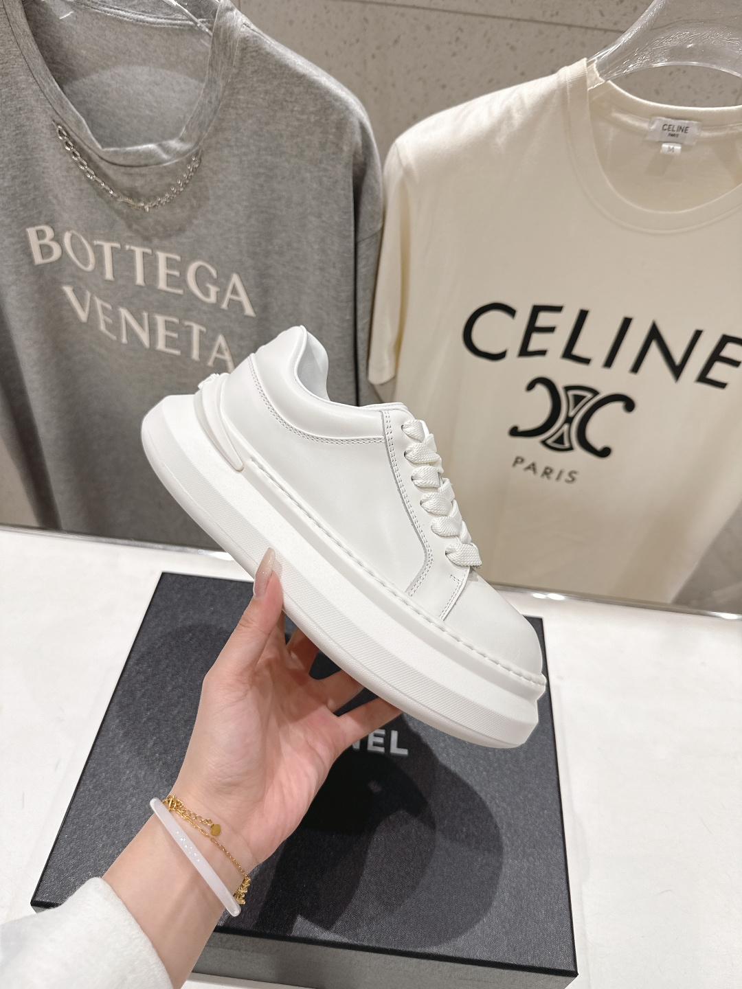 高版本出厂 Chanel* 香奈儿～小香2026ss 最新饼干鞋目前超级流行的厚底饼干鞋，熊猫鞋休闲鞋网