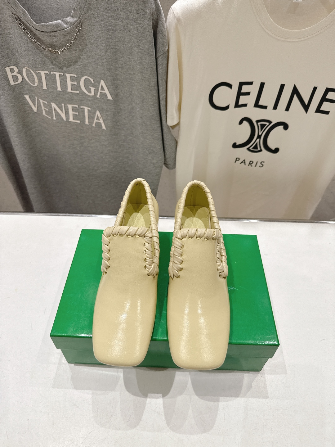 高版本出厂 Bottega Veneta/BV F065 2026ss新款Sabato鞋口穿皮工艺高跟鞋