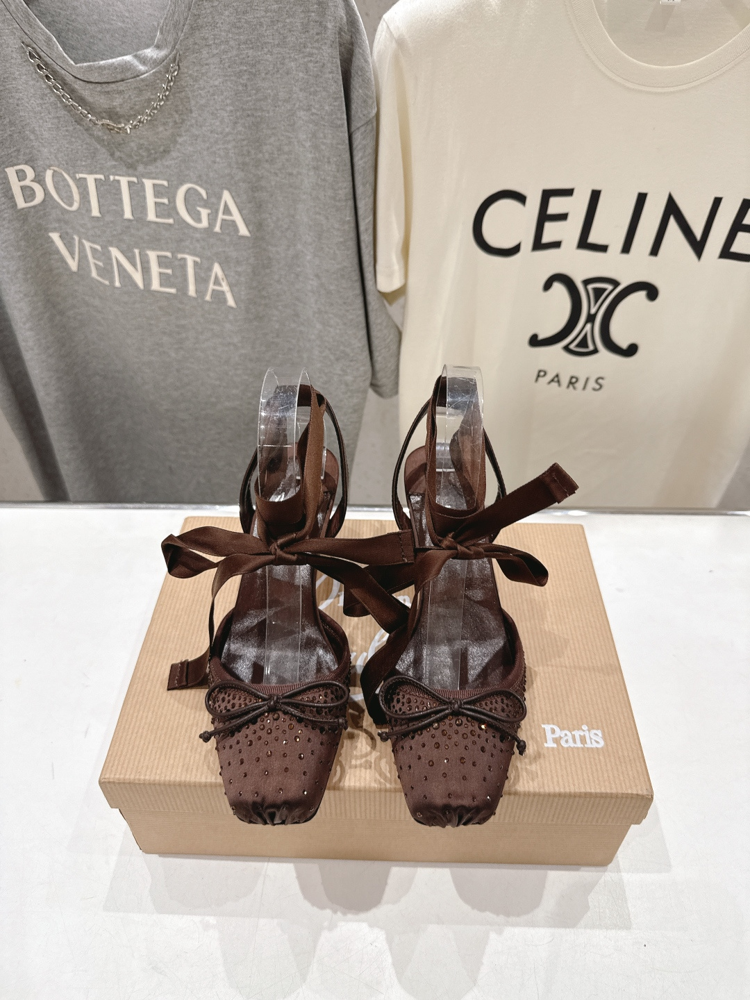 高版本出厂 钻面 Christian Loubotti CL红底鞋F030 2026ss新款绑带仙女风高