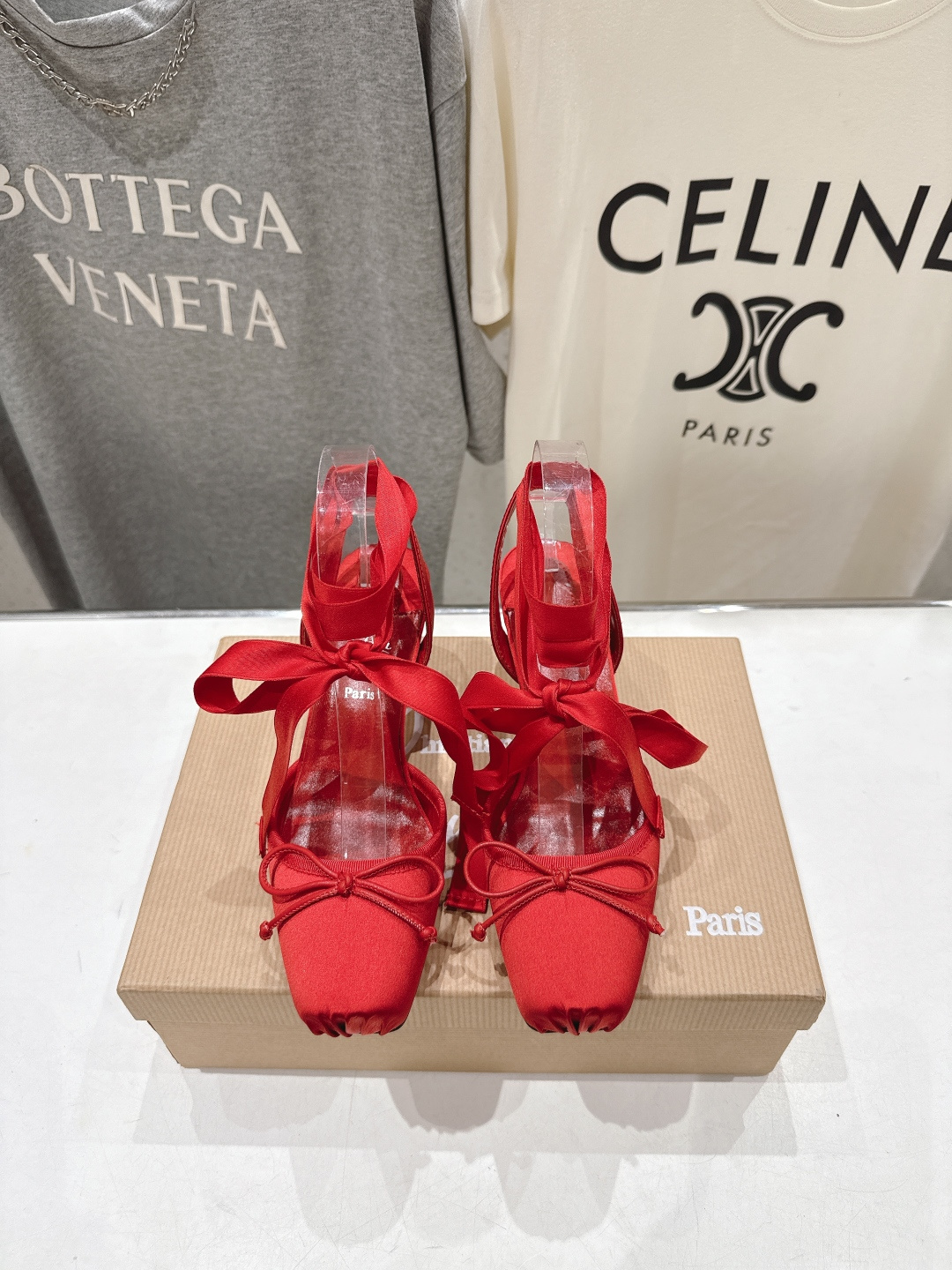高版本出厂 Christian Loubotti CL红底鞋F030 2026ss新款绑带仙女风高跟鞋凉