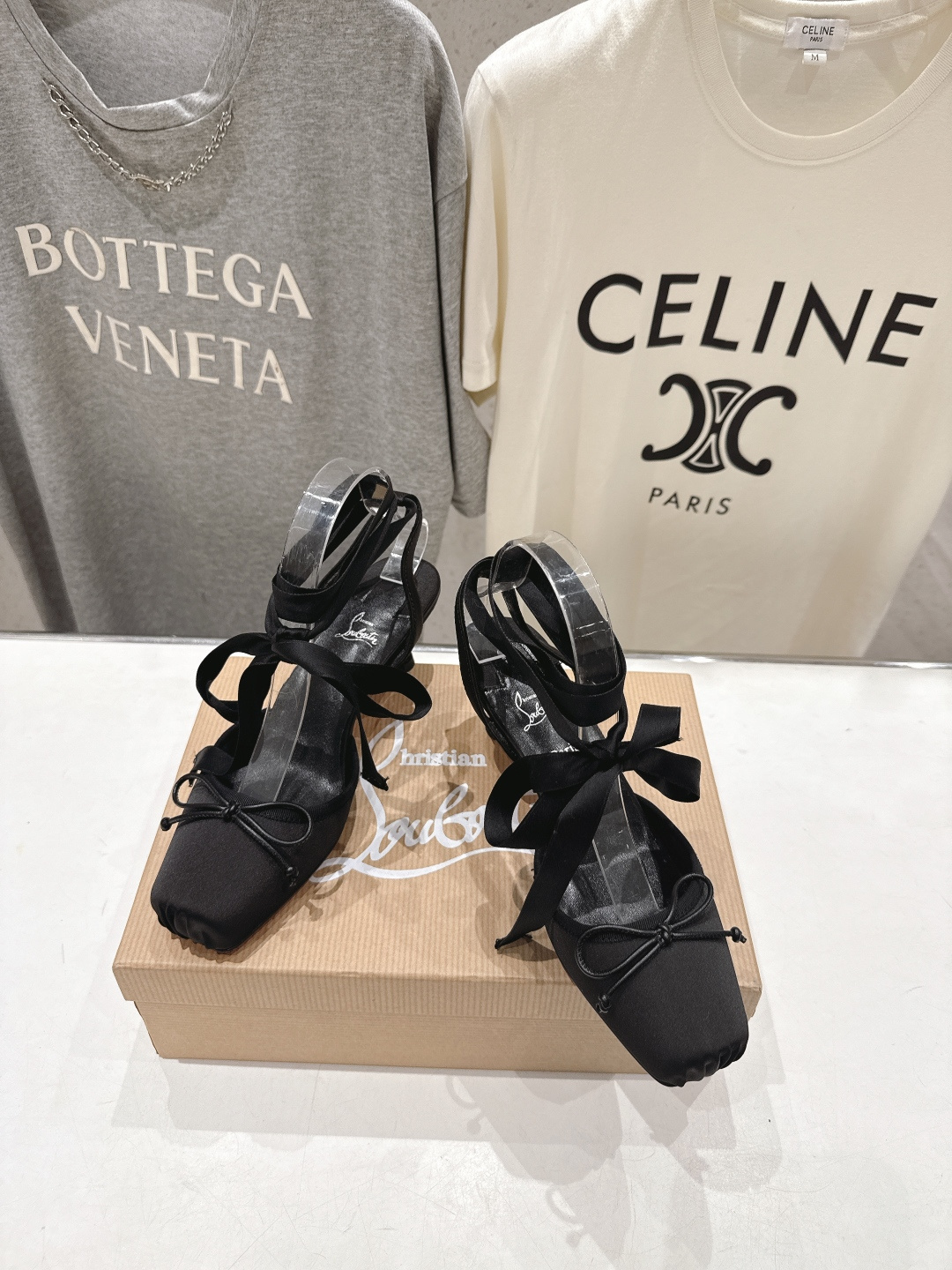 高版本出厂 Christian Loubotti CL红底鞋F030 2026ss新款绑带仙女风高跟鞋凉