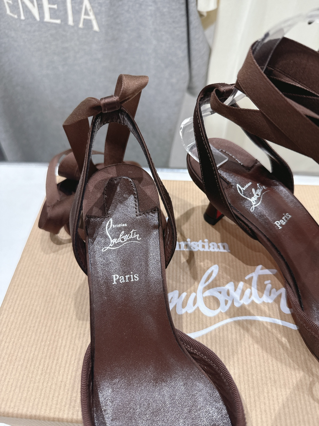 高版本出厂 Christian Loubotti CL红底鞋F030 2026ss新款绑带仙女风高跟鞋凉