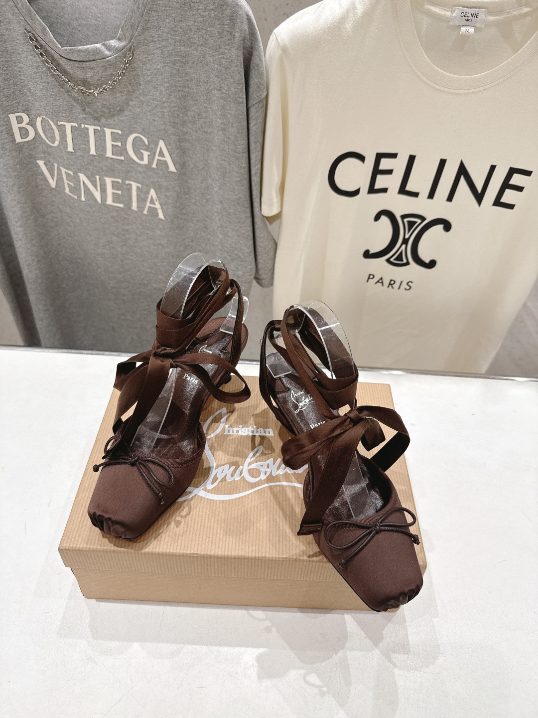 高版本出厂 Christian Loubotti CL红底鞋F030 2026ss新款绑带仙女风高跟鞋凉