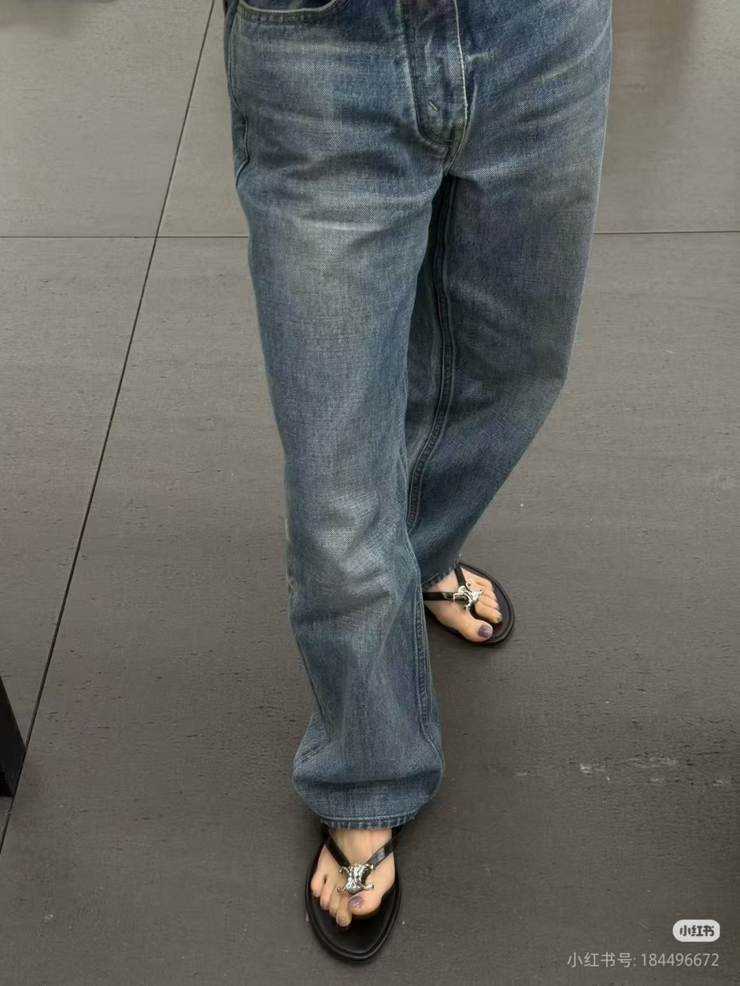 NO:789295,On-foot effect~, split-toe shoes19860909上脚效果~,分趾鞋,Women's Shoes