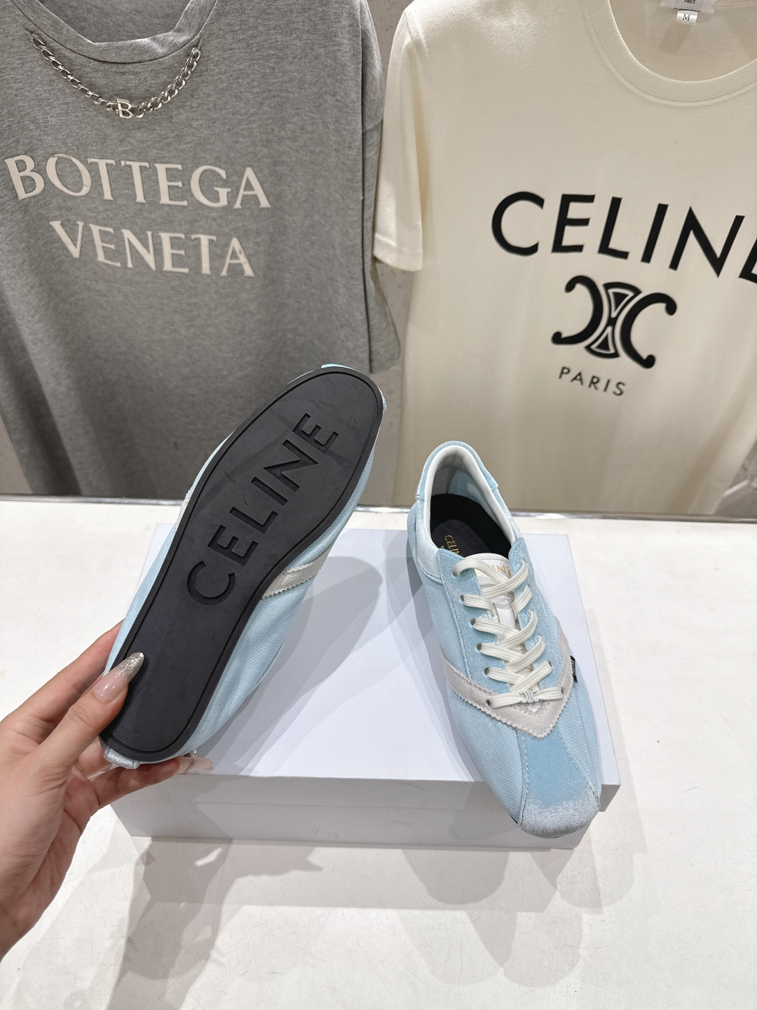 高版本出厂 Celine*思琳赛琳F035 2026ss新款系带休闲鞋德训鞋阿甘鞋小红书种草款，简单利落