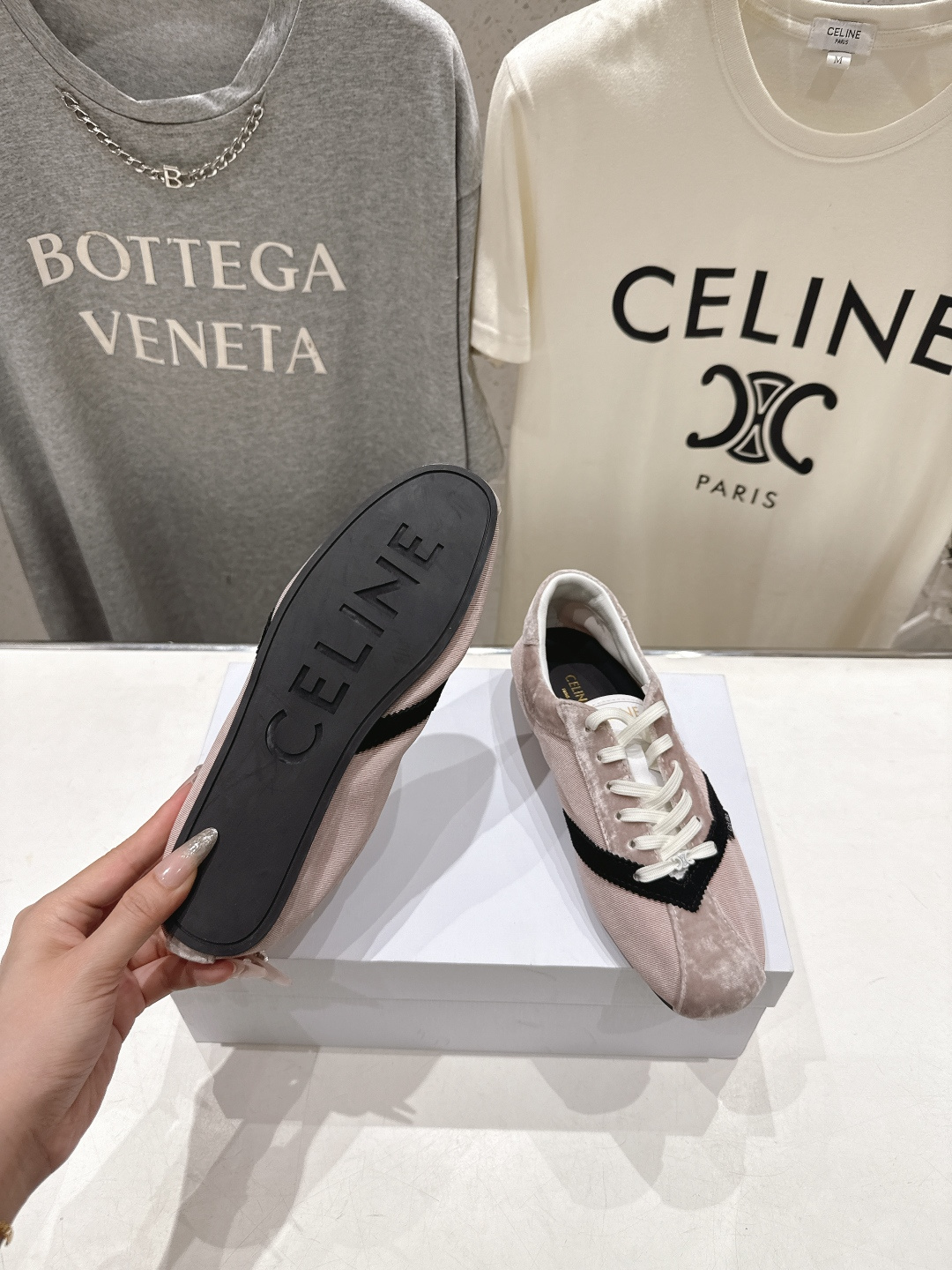 高版本出厂 Celine*思琳赛琳F035 2026ss新款系带休闲鞋德训鞋阿甘鞋小红书种草款，简单利落