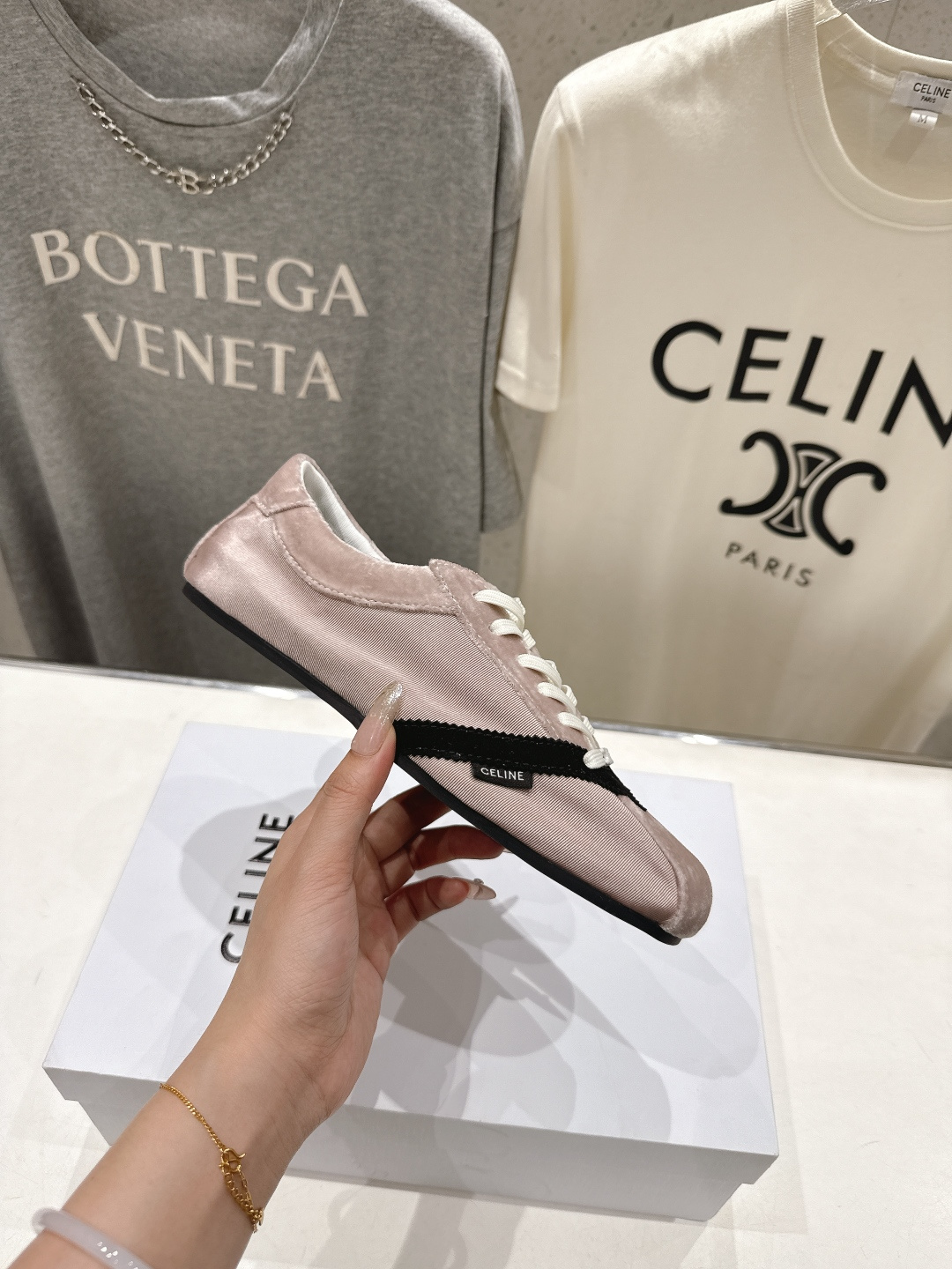 高版本出厂 Celine*思琳赛琳F035 2026ss新款系带休闲鞋德训鞋阿甘鞋小红书种草款，简单利落