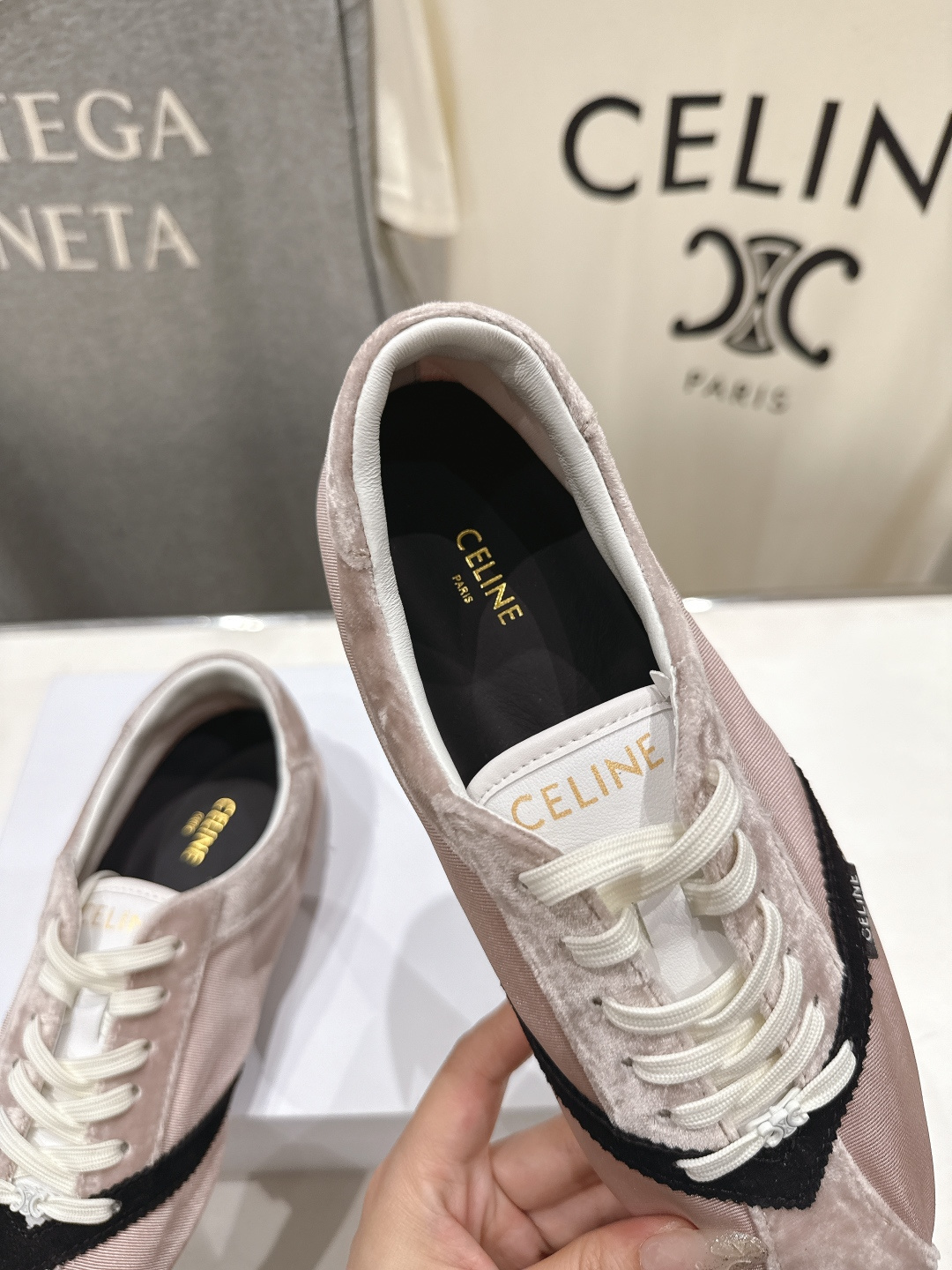 高版本出厂 Celine*思琳赛琳F035 2026ss新款系带休闲鞋德训鞋阿甘鞋小红书种草款，简单利落