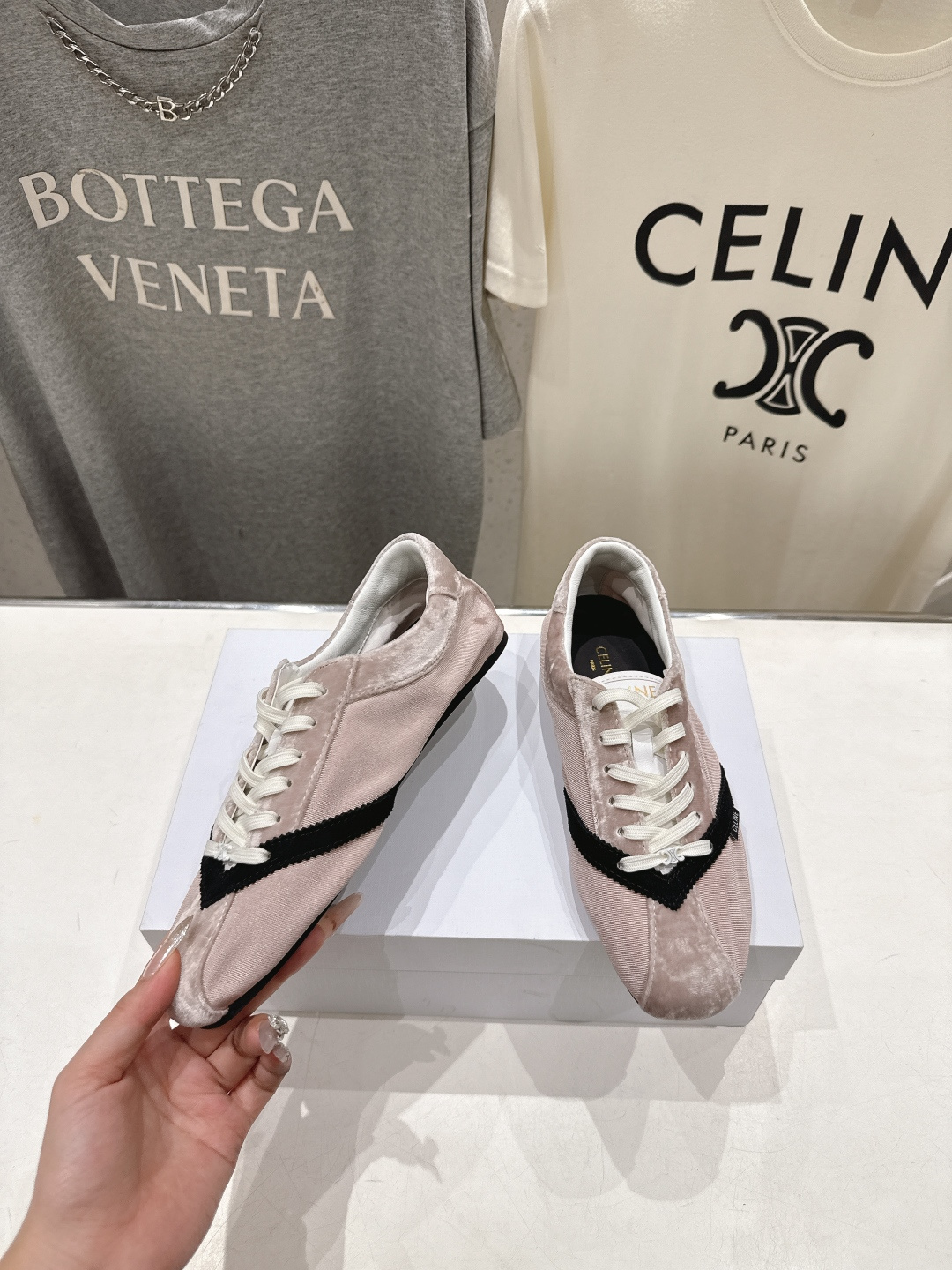 高版本出厂 Celine*思琳赛琳F035 2026ss新款系带休闲鞋德训鞋阿甘鞋小红书种草款，简单利落