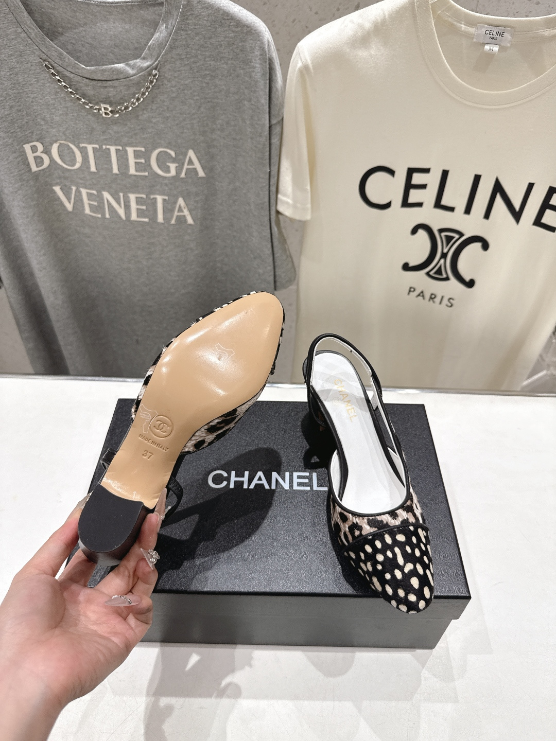 高版本出厂 CHANEL/香奈儿 小香F013 2026ss春夏🆕新款小圆头玛丽珍高跟凉鞋鞋楦精美，米兰