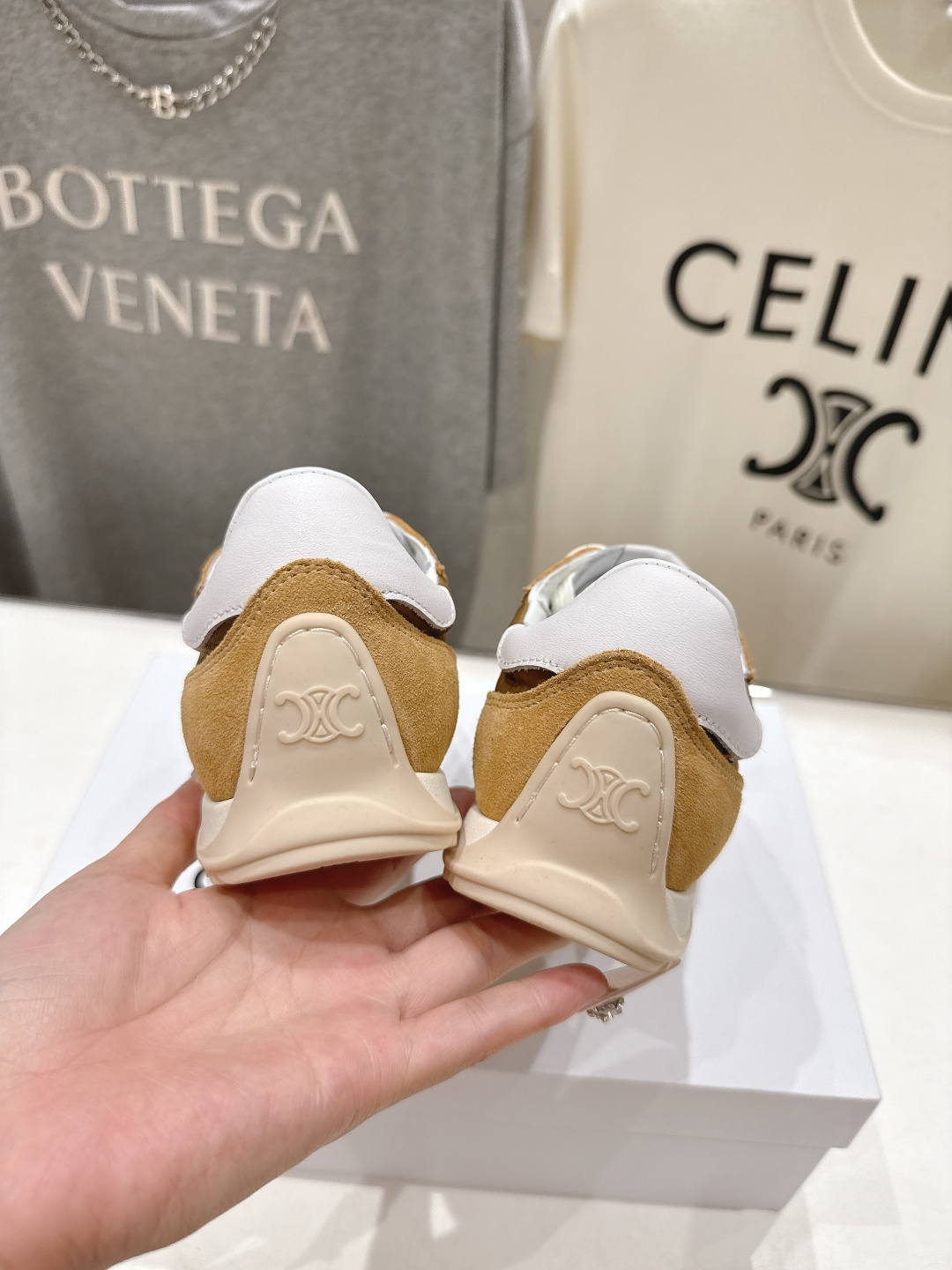 高版本出厂 CELINE*思琳赛琳F0376 2026ss新款徽标系带阿甘鞋休闲运动鞋小白鞋简单舒服，干