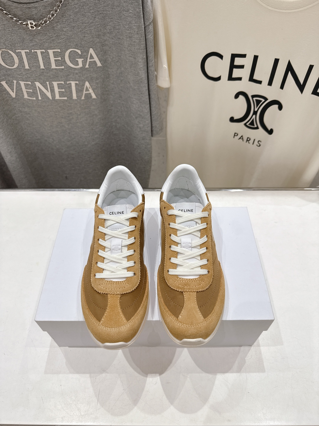 高版本出厂 CELINE*思琳赛琳F0376 2026ss新款徽标系带阿甘鞋休闲运动鞋小白鞋简单舒服，干