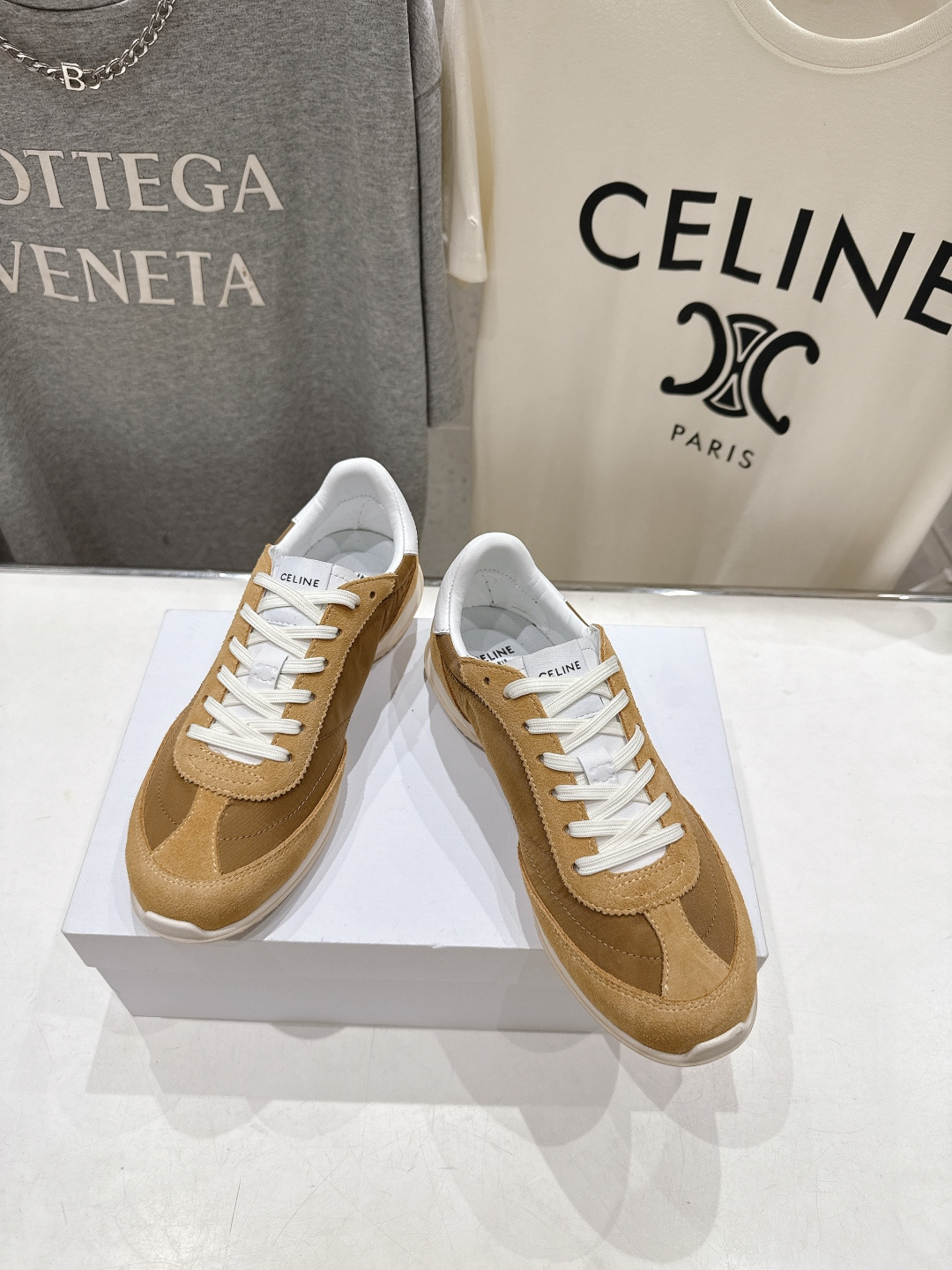高版本出厂 CELINE*思琳赛琳F0376 2026ss新款徽标系带阿甘鞋休闲运动鞋小白鞋简单舒服，干