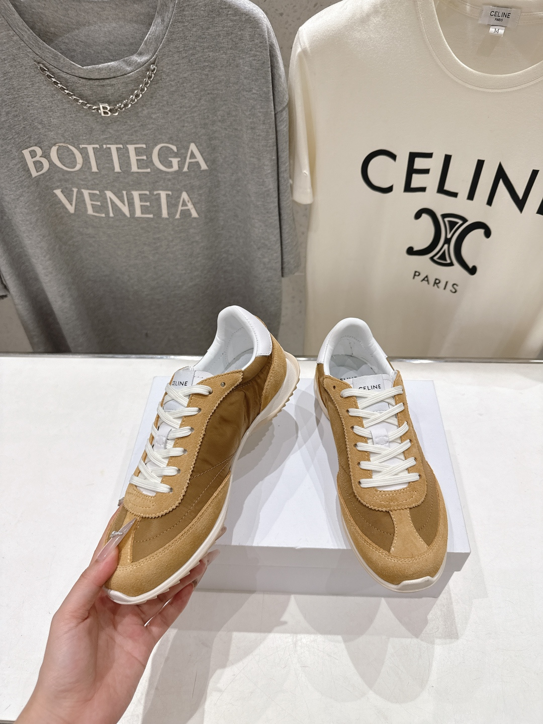 高版本出厂 CELINE*思琳赛琳F0376 2026ss新款徽标系带阿甘鞋休闲运动鞋小白鞋简单舒服，干