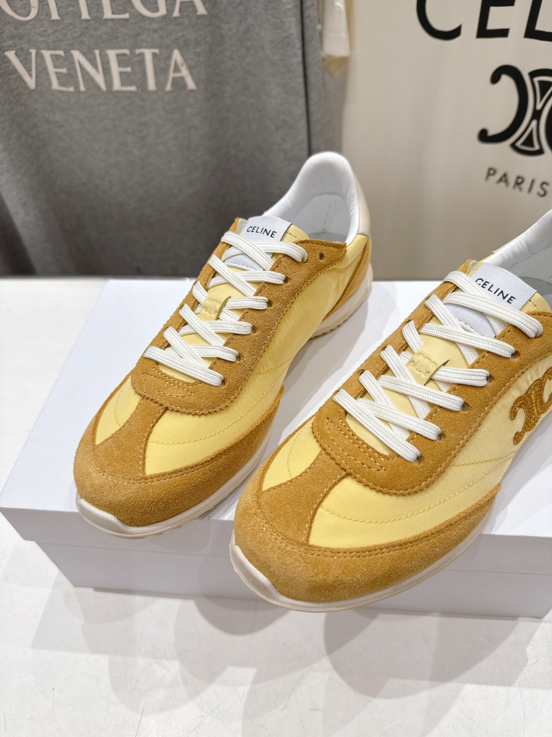 高版本出厂 CELINE*思琳赛琳F0376 2026ss新款徽标系带阿甘鞋休闲运动鞋小白鞋简单舒服，干