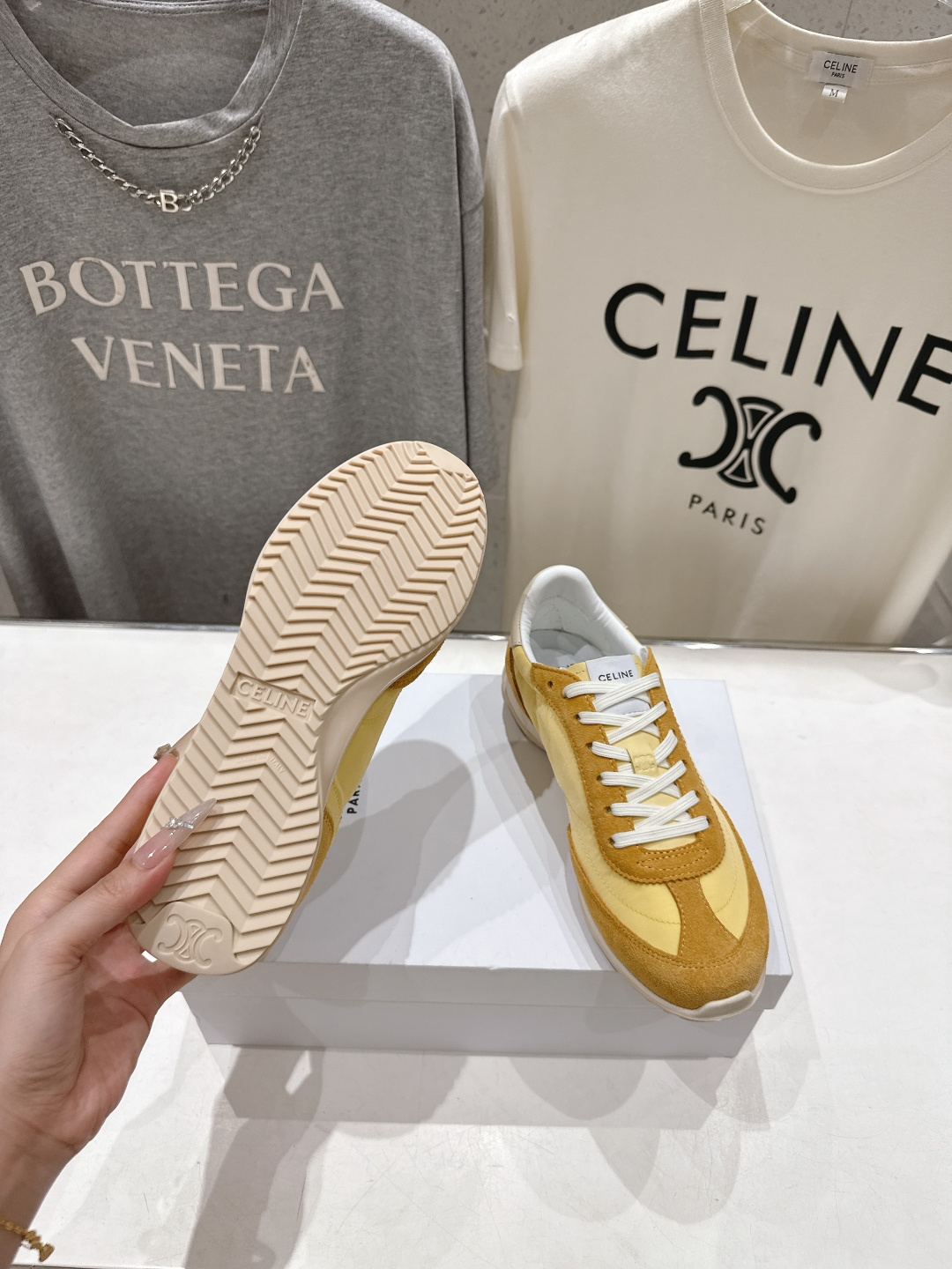 高版本出厂 CELINE*思琳赛琳F0376 2026ss新款徽标系带阿甘鞋休闲运动鞋小白鞋简单舒服，干