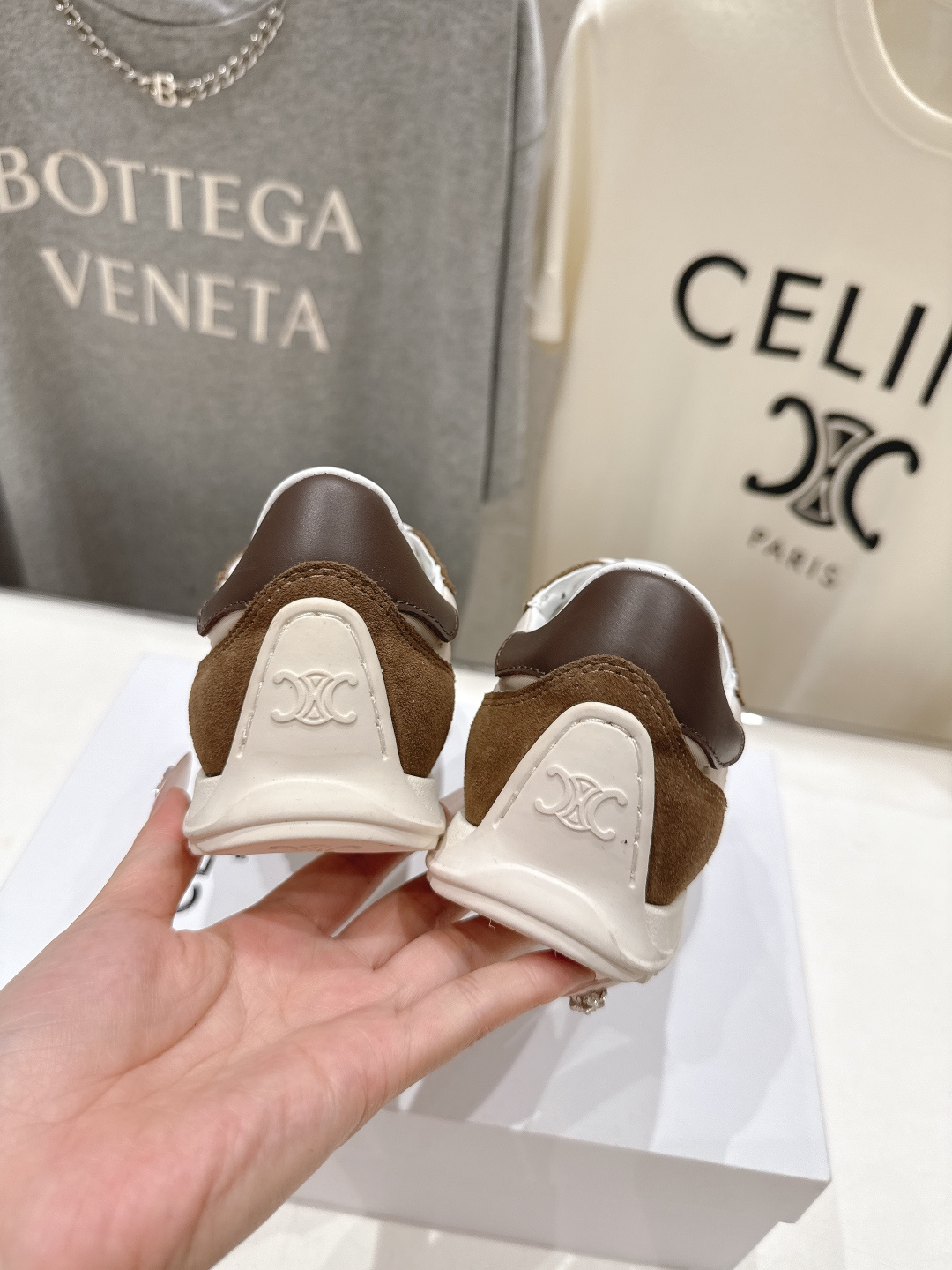 高版本出厂 CELINE*思琳赛琳F0376 2026ss新款徽标系带阿甘鞋休闲运动鞋小白鞋简单舒服，干