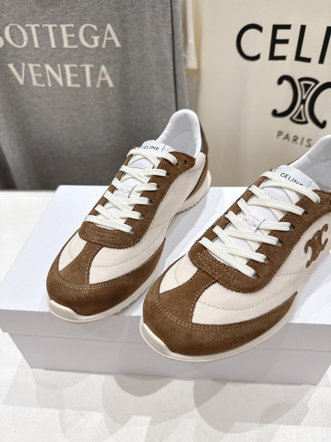 高版本出厂 CELINE*思琳赛琳F0376 2026ss新款徽标系带阿甘鞋休闲运动鞋小白鞋简单舒服，干