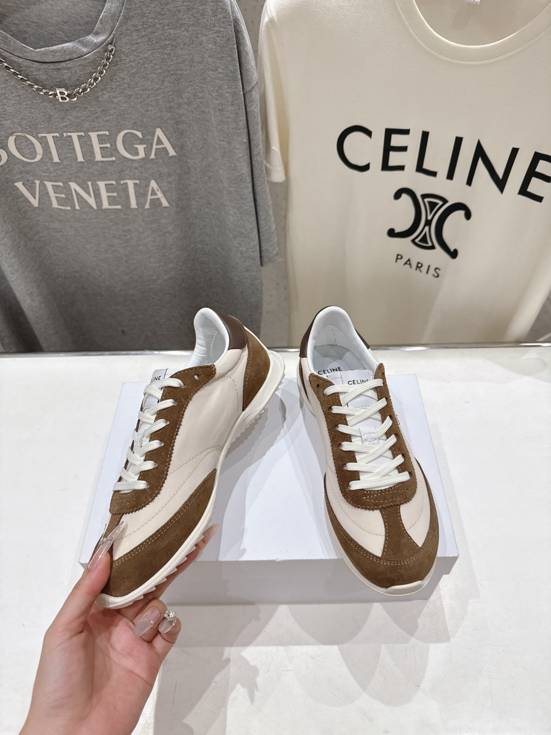 高版本出厂 CELINE*思琳赛琳F0376 2026ss新款徽标系带阿甘鞋休闲运动鞋小白鞋简单舒服，干