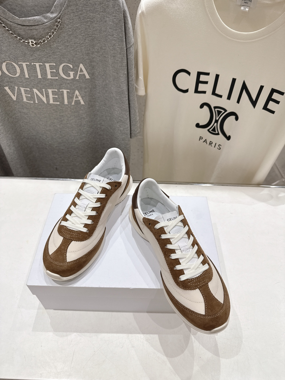 高版本出厂 CELINE*思琳赛琳F0376 2026ss新款徽标系带阿甘鞋休闲运动鞋小白鞋简单舒服，干