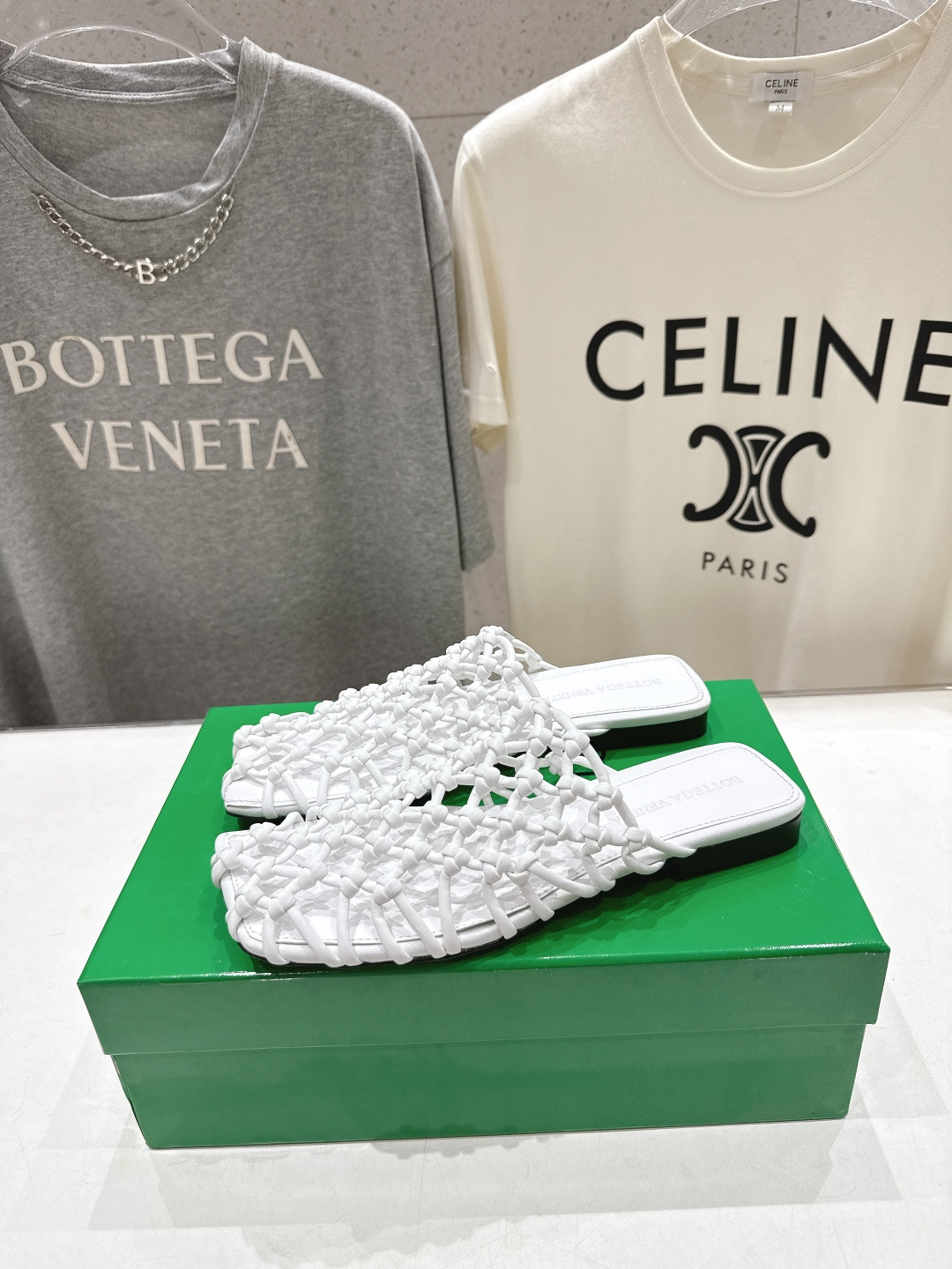 高版本出厂 Bottega Veneta/BV F065 2026ss夏季新款Riva Mule 女士平