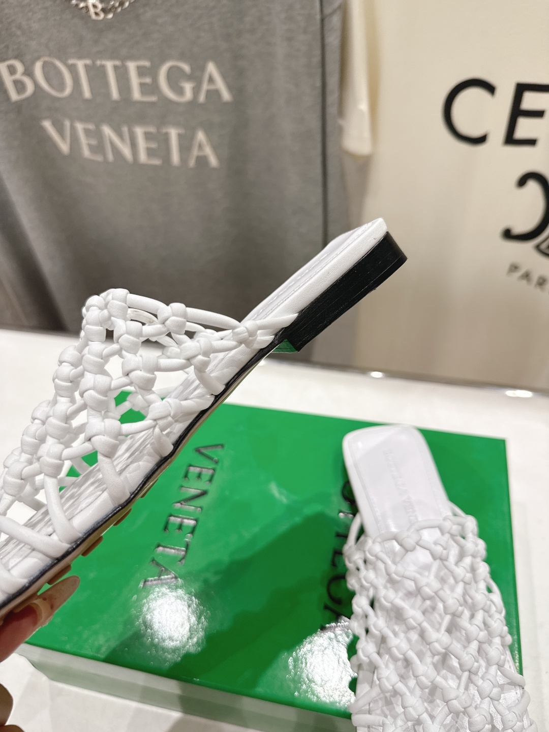 高版本出厂 Bottega Veneta/BV F065 2026ss夏季新款Riva Mule 女士平